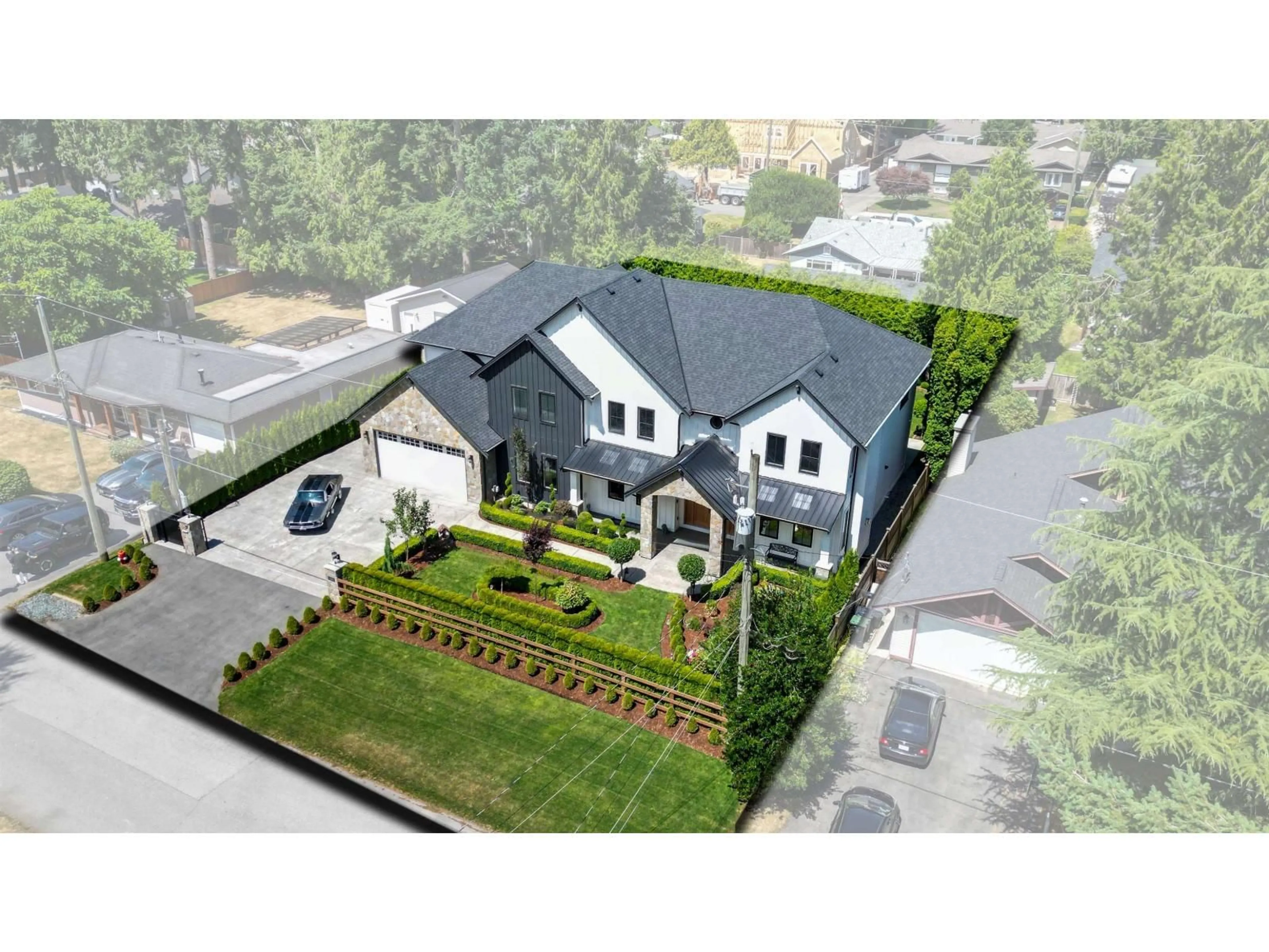 A pic from outside/outdoor area/front of a property/back of a property/a pic from drone, street for 19851 37, Langley British Columbia V3A2S4