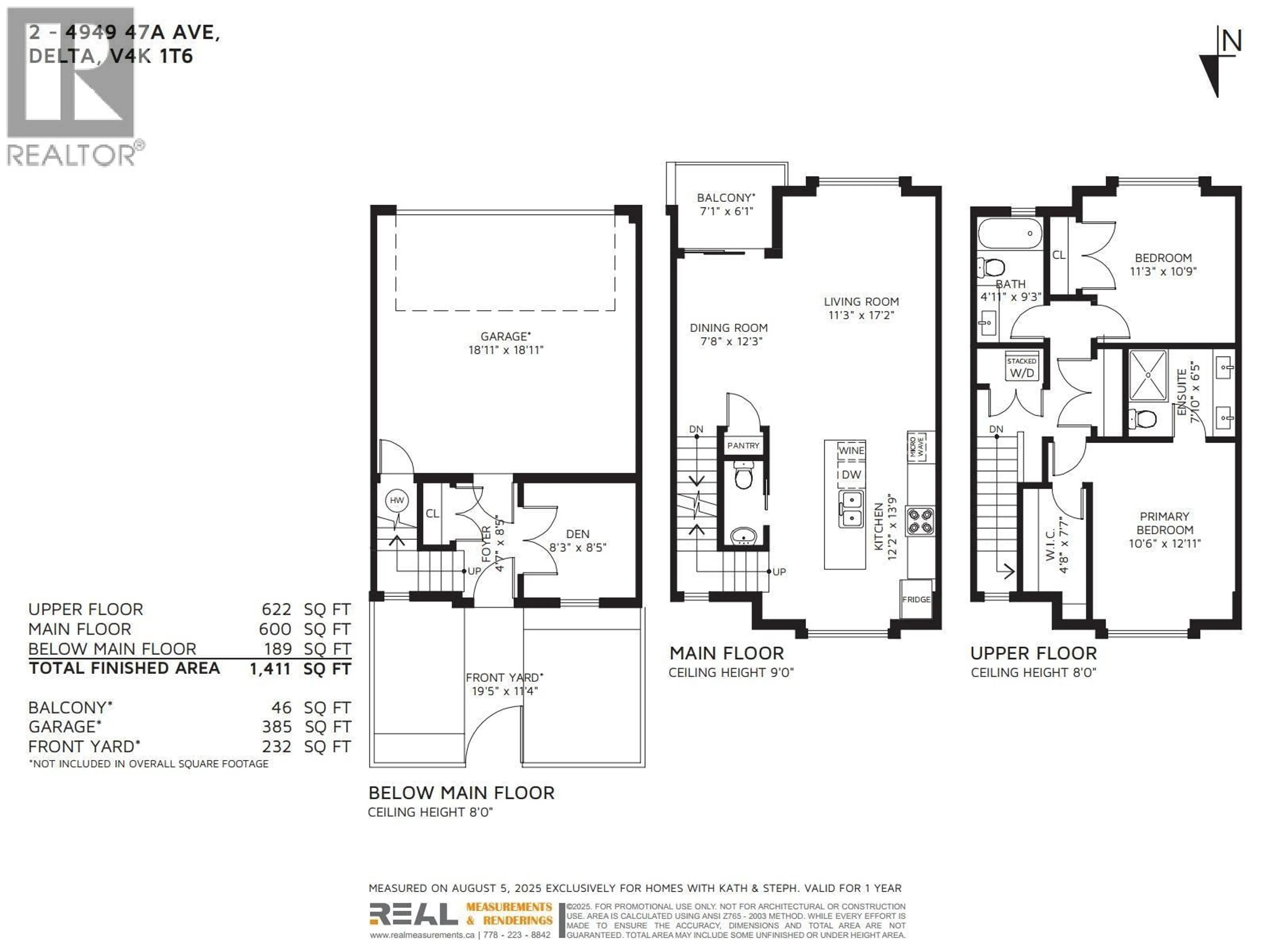 Floor plan for 2 - 4949 47A AVENUE, Delta British Columbia V4K1T6