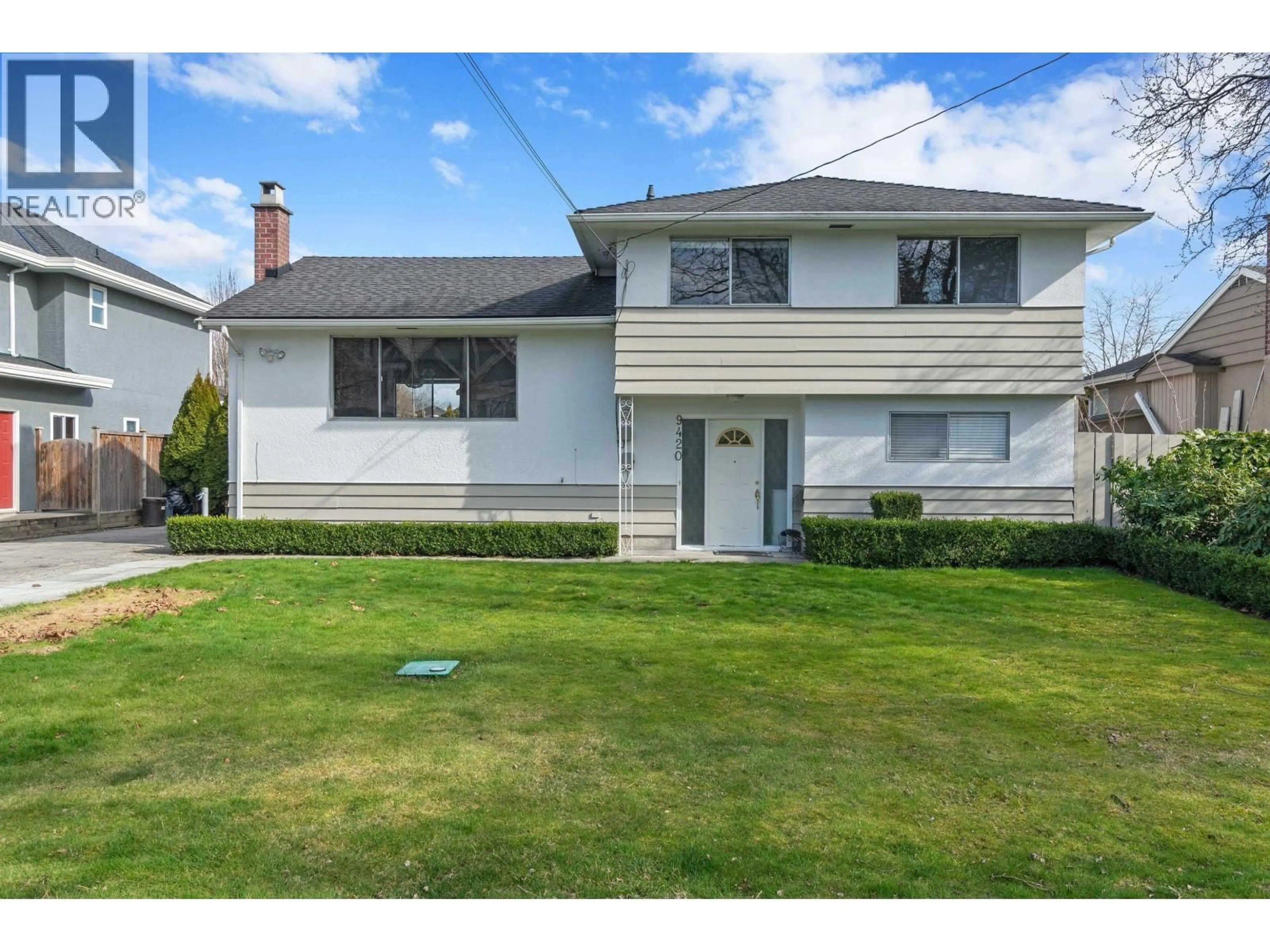 Home with vinyl exterior material, street for 9420 FLORIMOND ROAD, Richmond British Columbia V7E1M1
