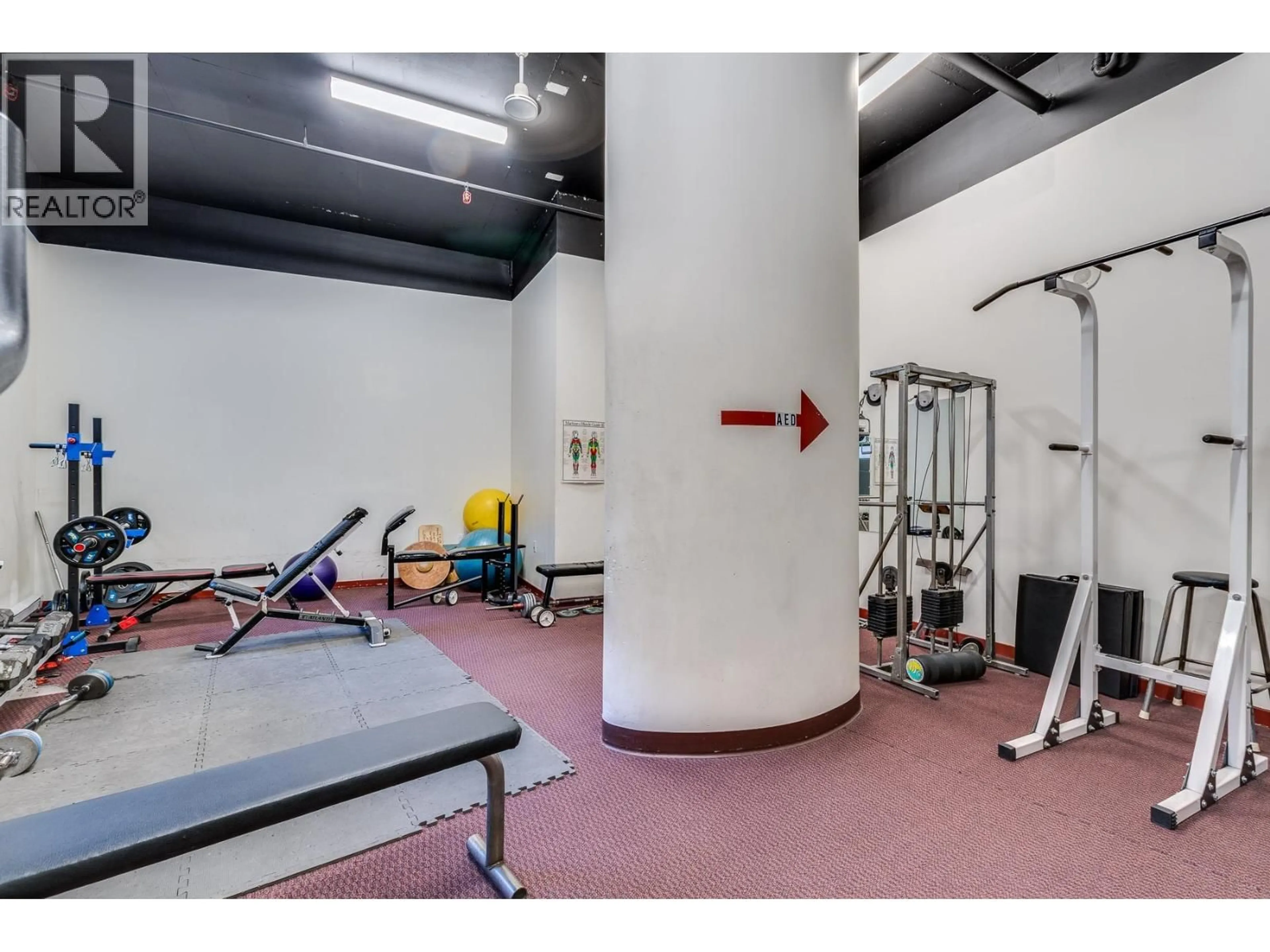 Gym or fitness room for 408 - 1 CORDOVA STREET, Vancouver British Columbia V6A4H3