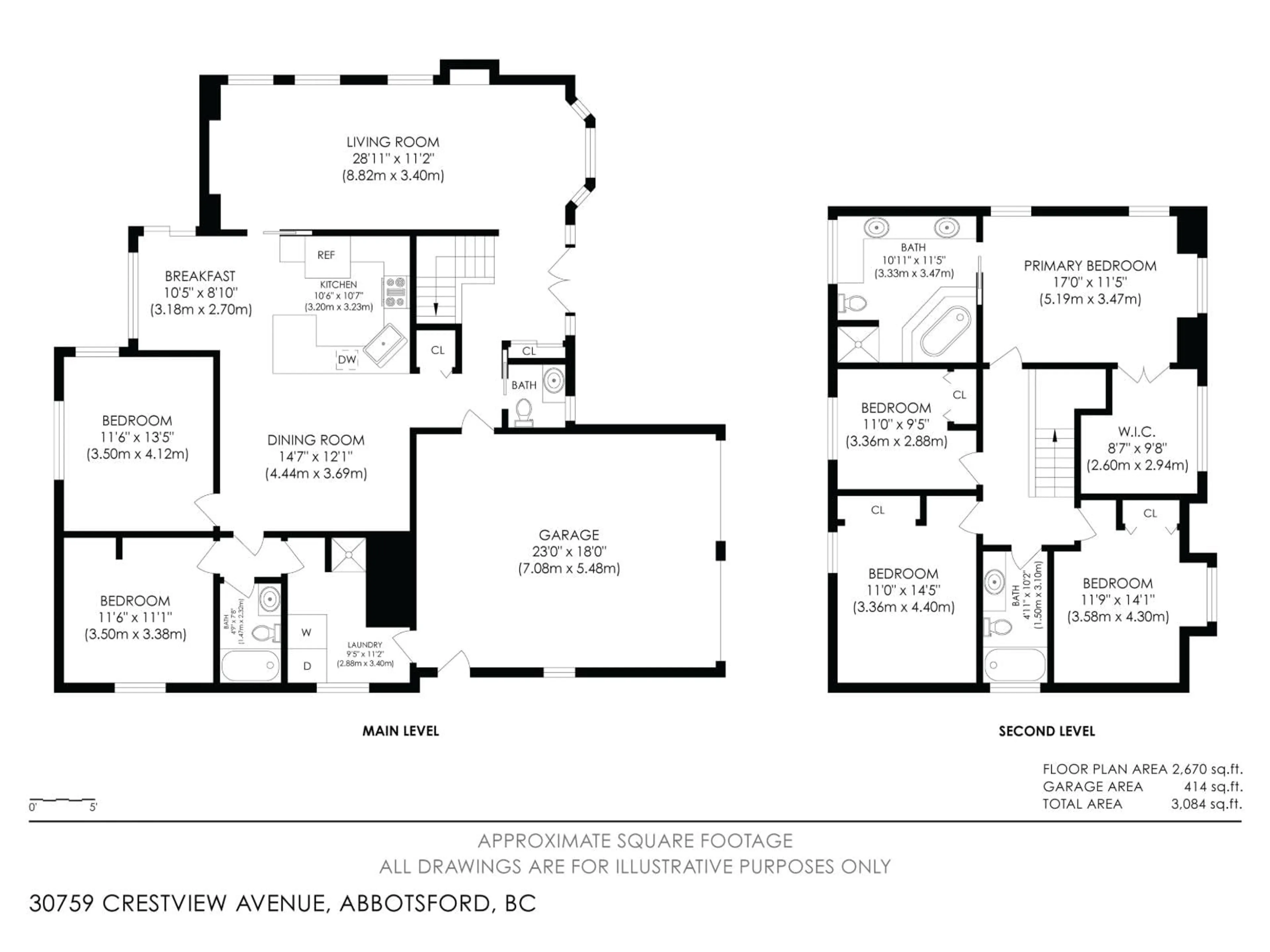 Floor plan for 30759 CRESTVIEW, Abbotsford British Columbia V2T6R6
