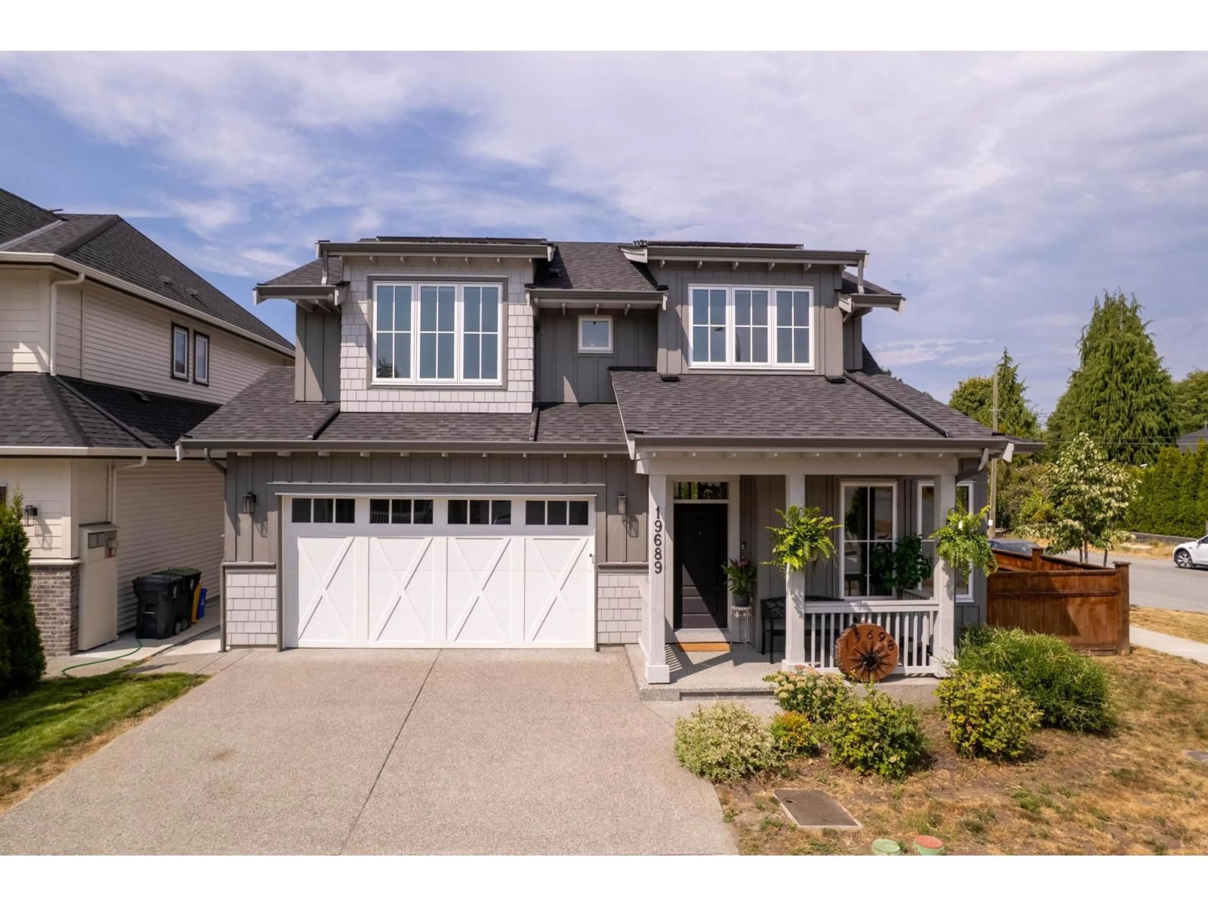 Home with vinyl exterior material, street for 19689 78B, Langley British Columbia V2Y4L8