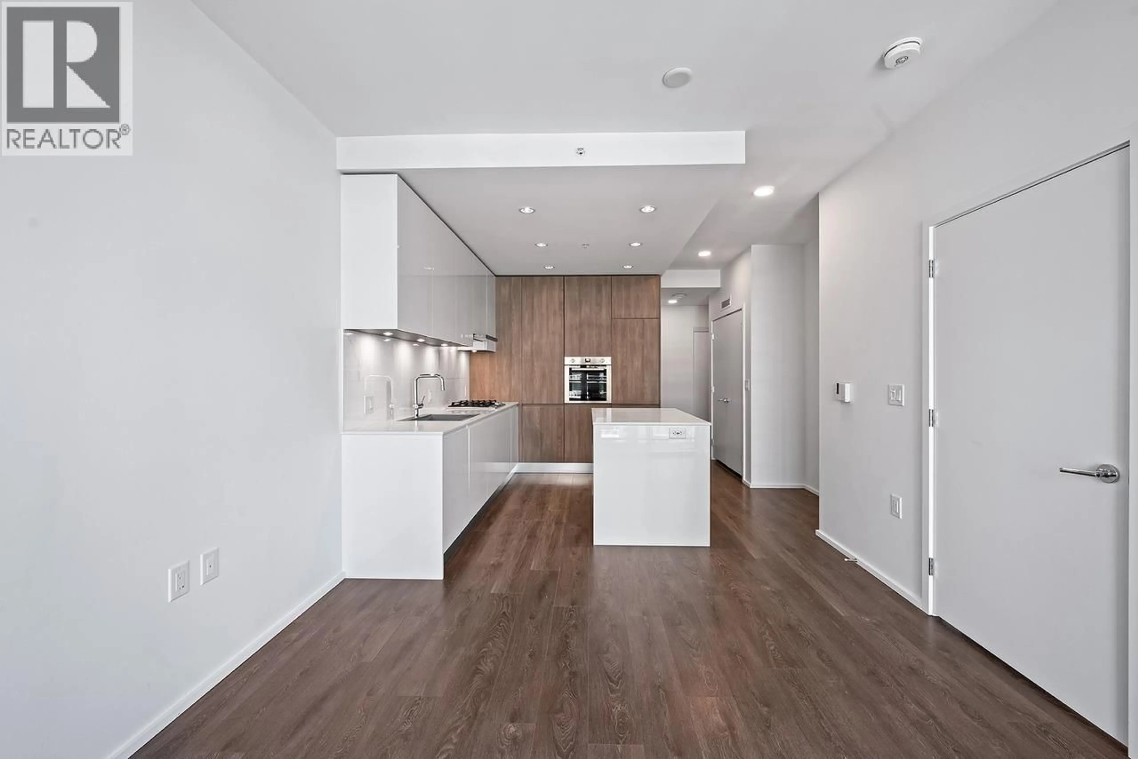 Open concept kitchen, wood/laminate floor for 1906 - 4650 BRENTWOOD BOULEVARD, Burnaby British Columbia V5C0M3