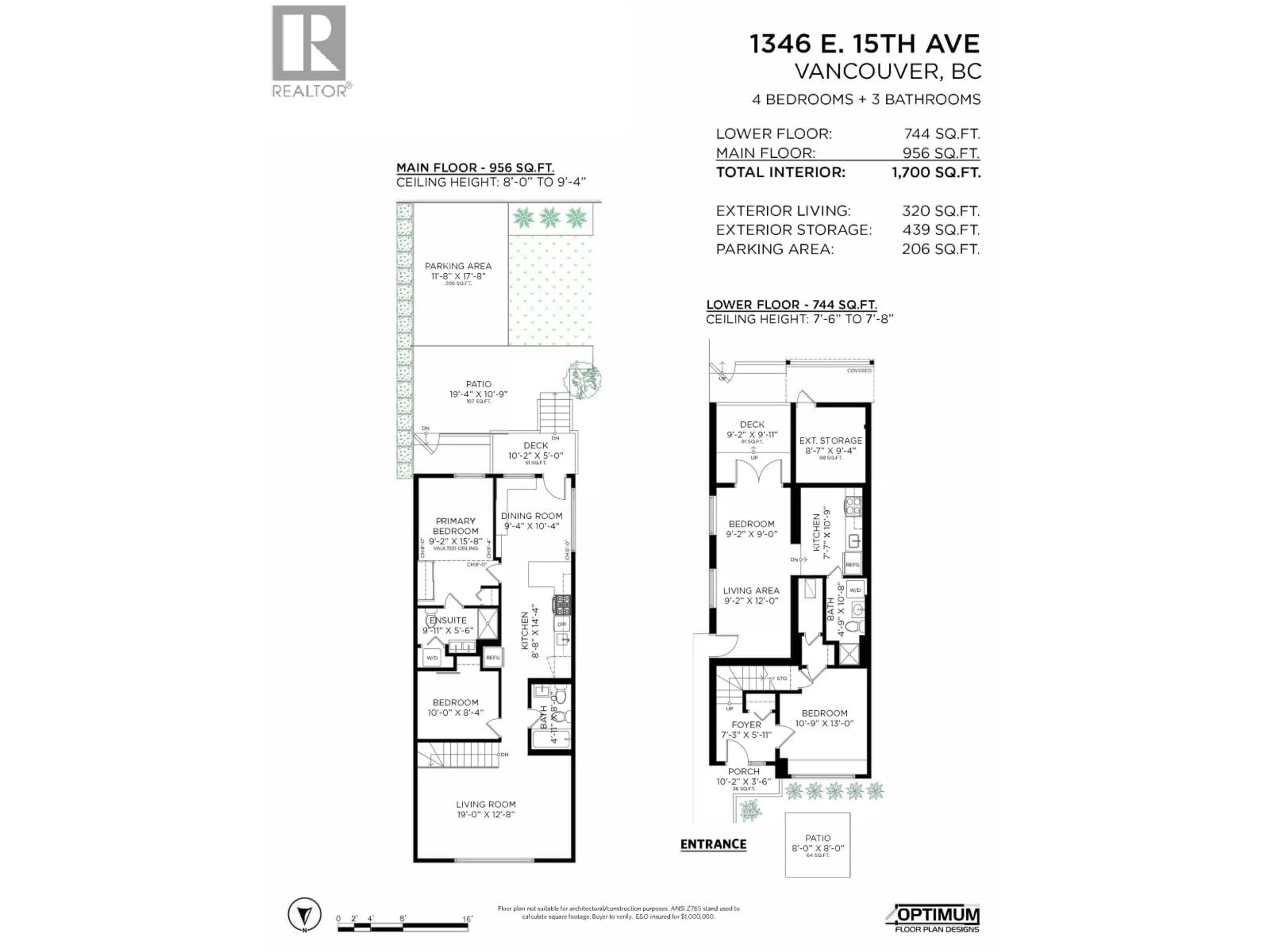 Floor plan for 1346 15TH AVENUE, Vancouver British Columbia V5N2E4