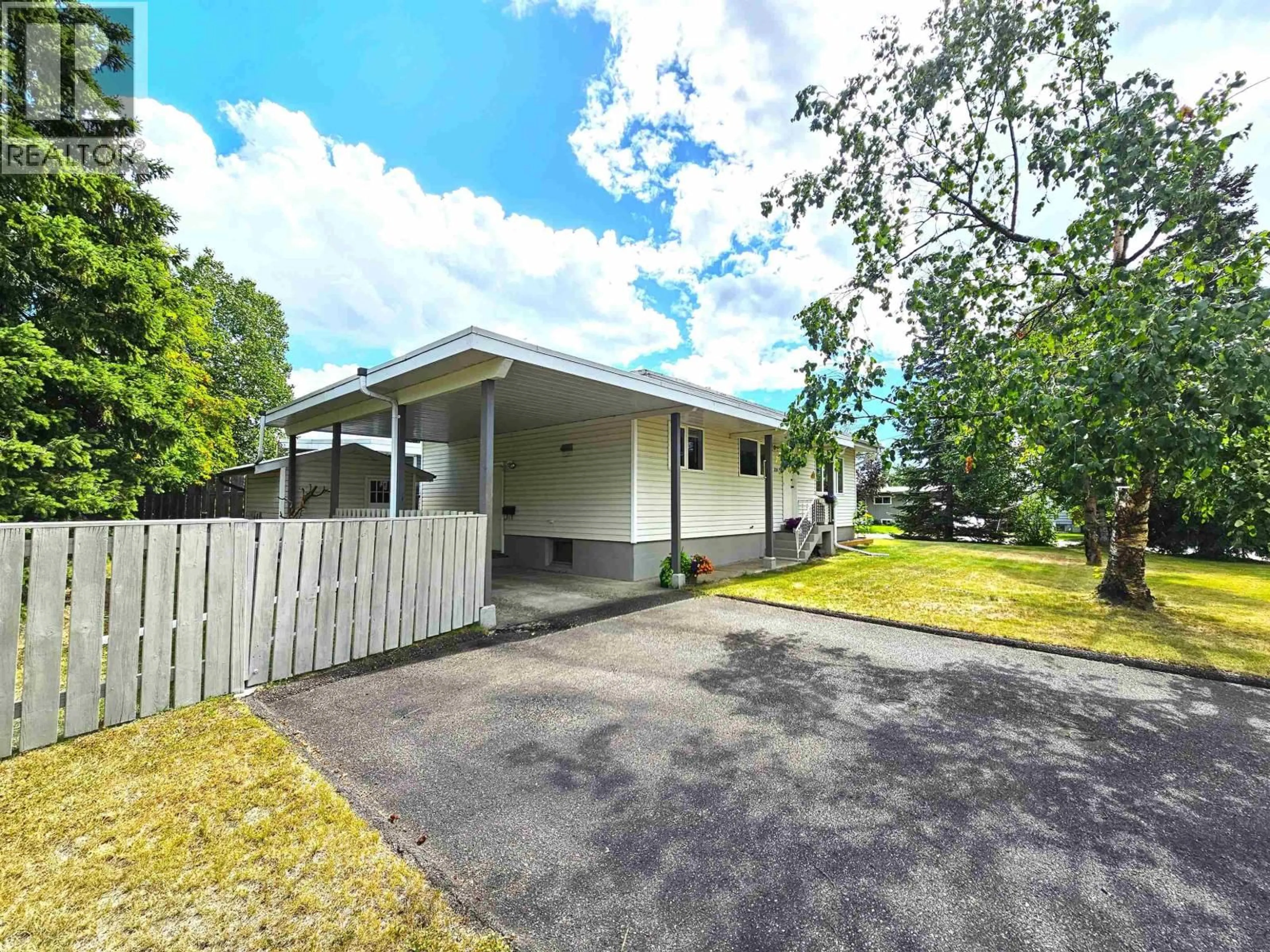 A pic from outside/outdoor area/front of a property/back of a property/a pic from drone, street for 3130 NECHAKO DRIVE, Prince George British Columbia V2M3B3