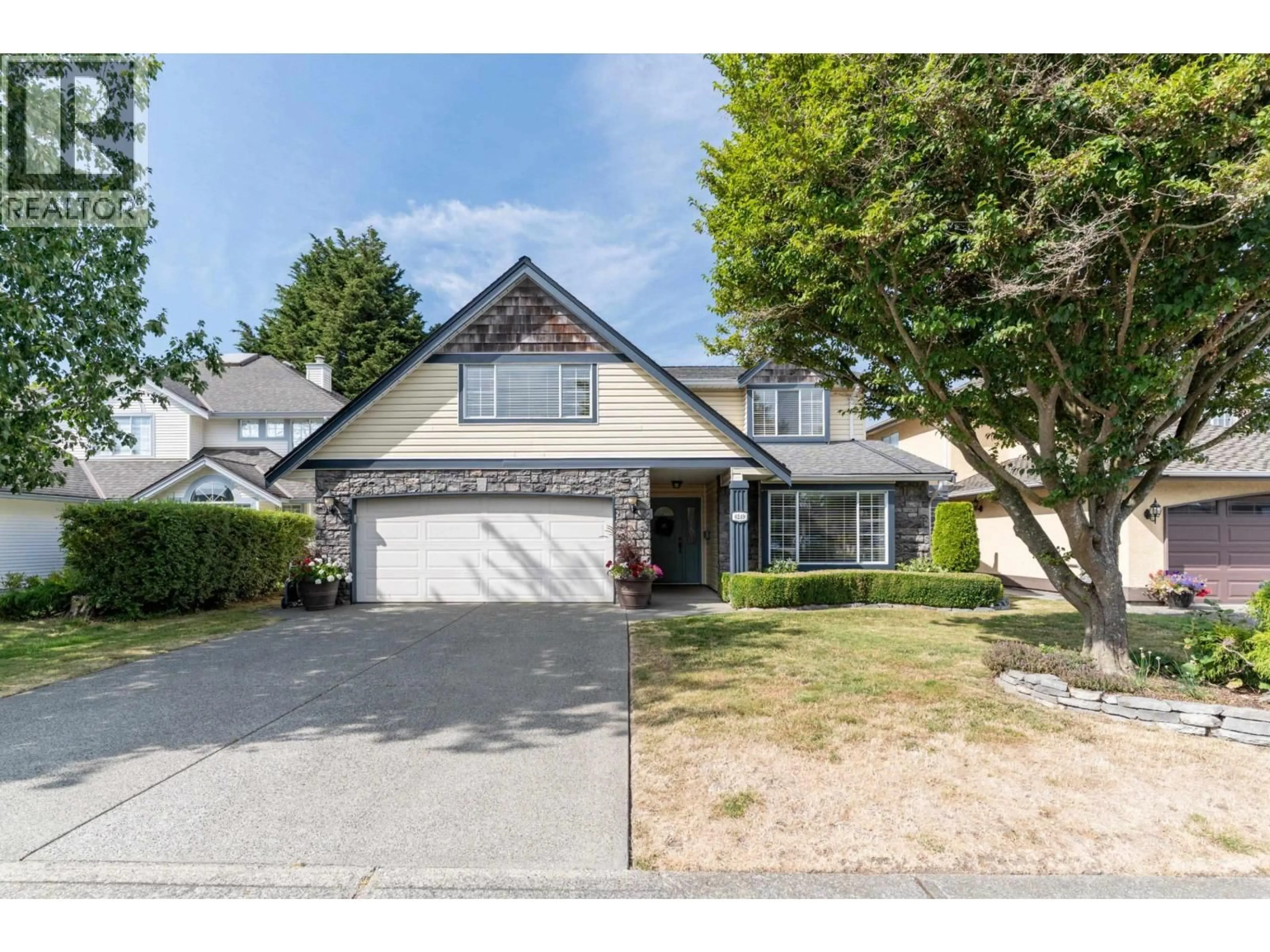 Home with vinyl exterior material, street for 6249 BRODIE ROAD, Delta British Columbia V4K2B8