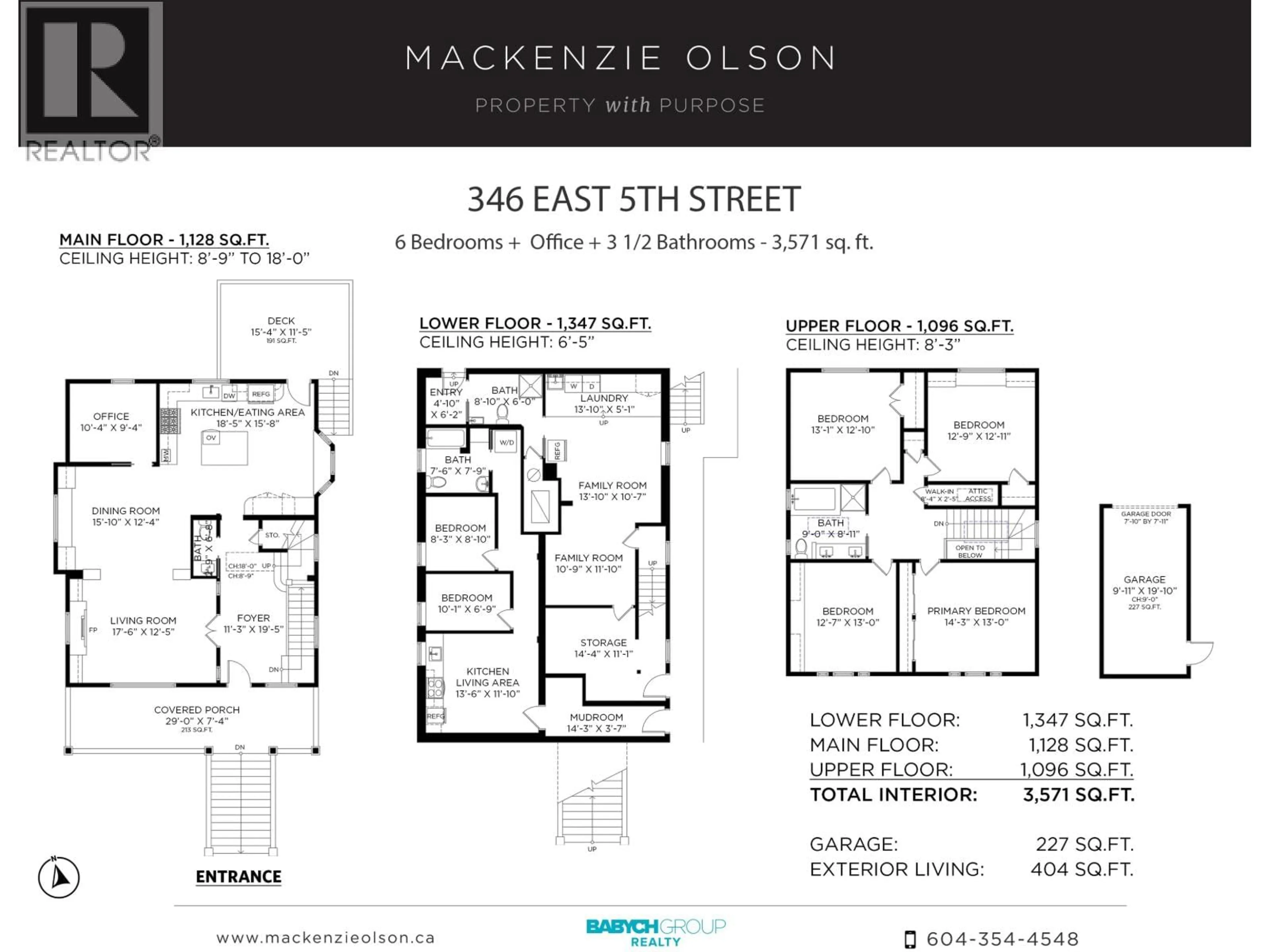 Floor plan for 346 5TH STREET, North Vancouver British Columbia V7L1L9