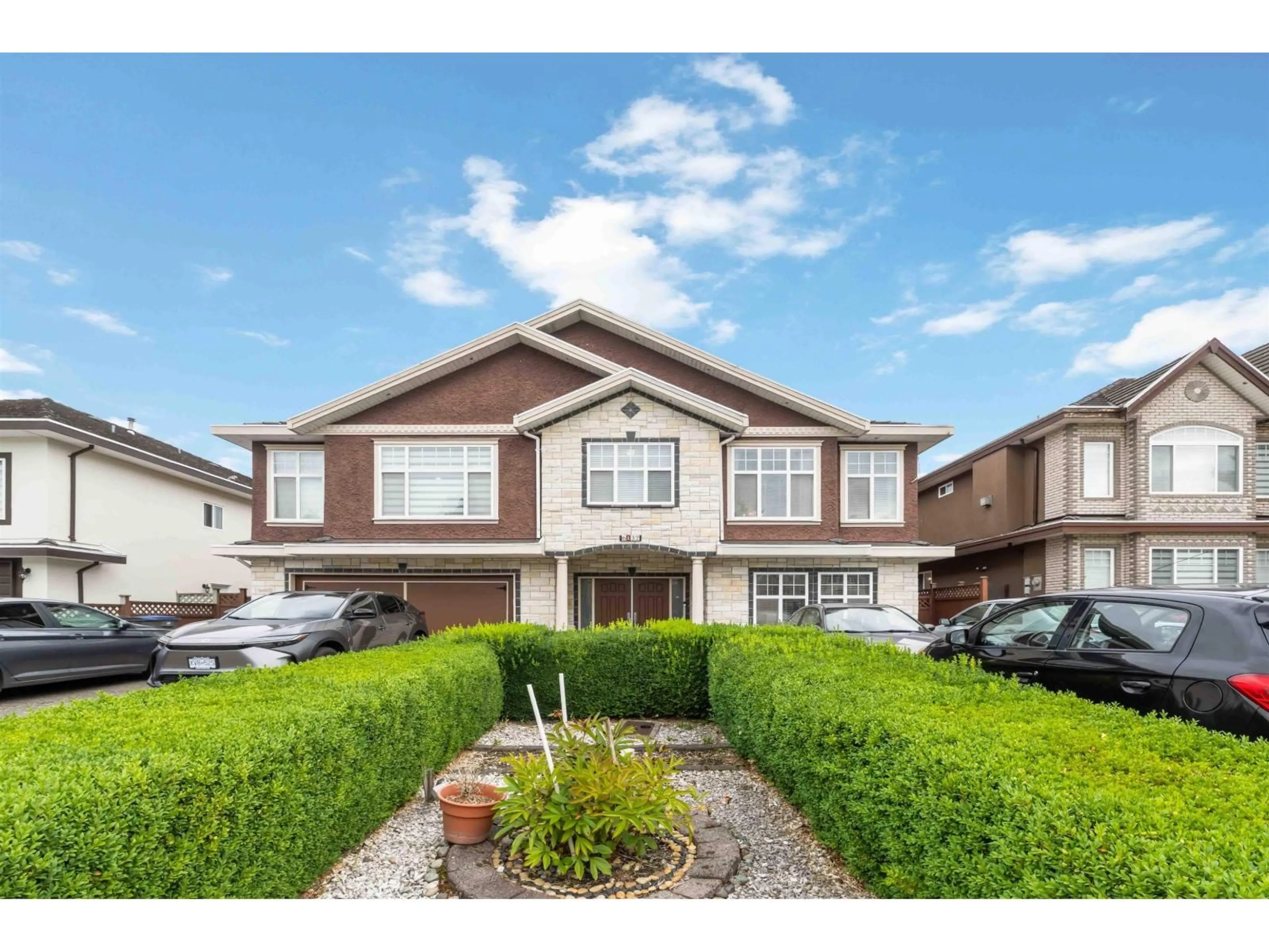 Home with vinyl exterior material, street for 6832 KILBURN, Surrey British Columbia V3W6H5