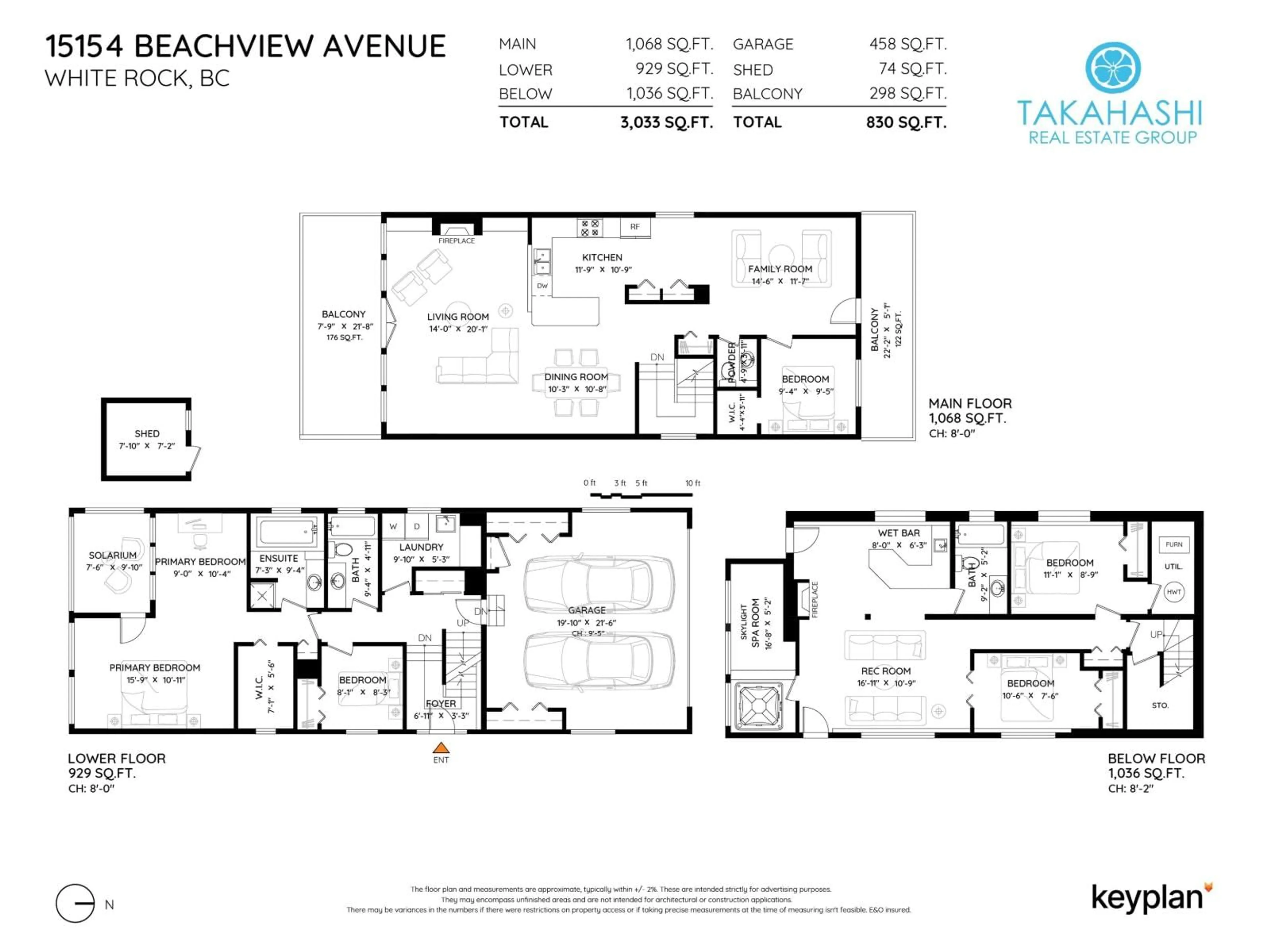 Floor plan for 15154 BEACHVIEW, White Rock British Columbia V4B1P6