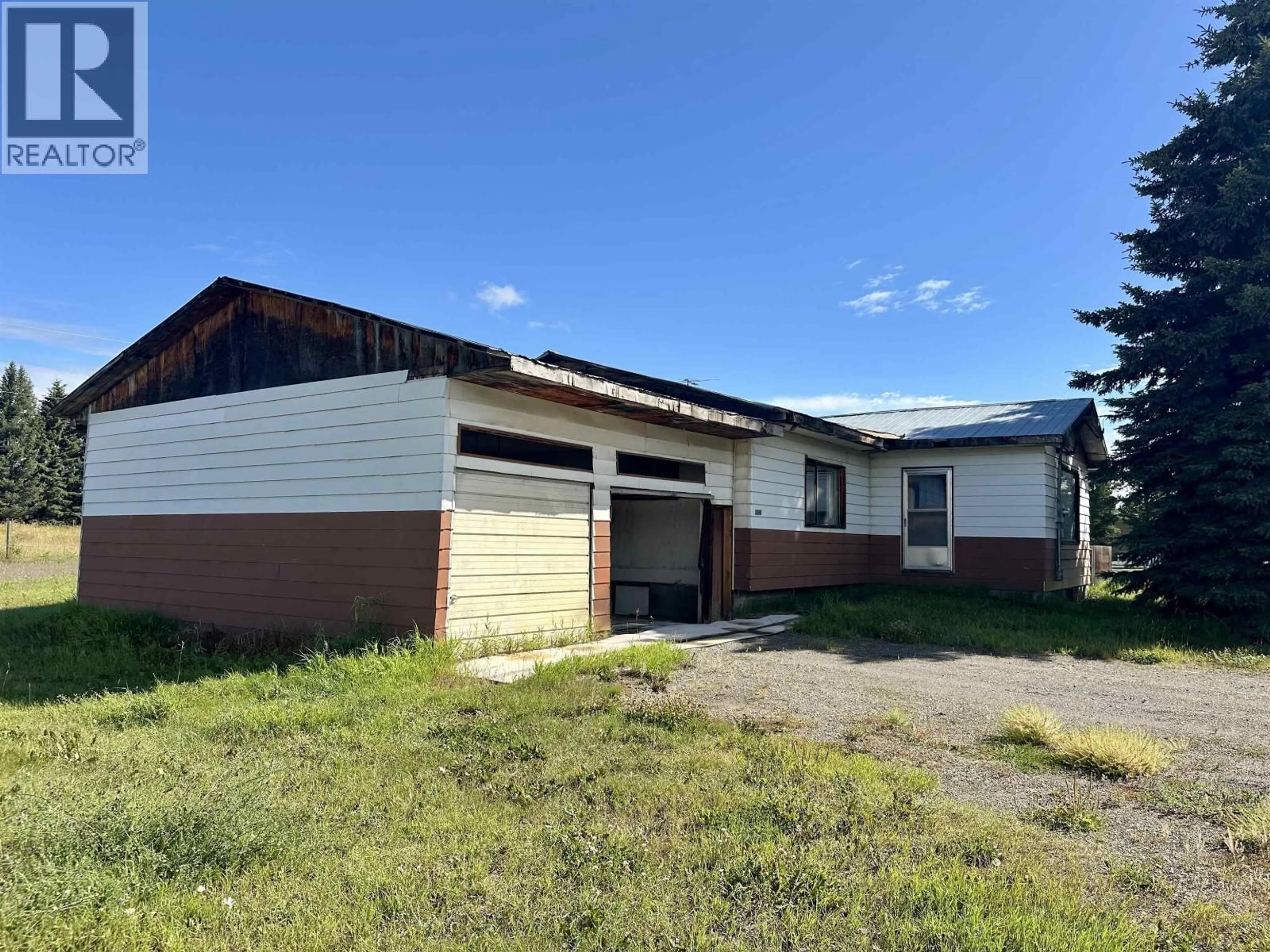 A pic from outside/outdoor area/front of a property/back of a property/a pic from drone, building for 3340 ABBY DRIVE, Vanderhoof British Columbia V0J3A2