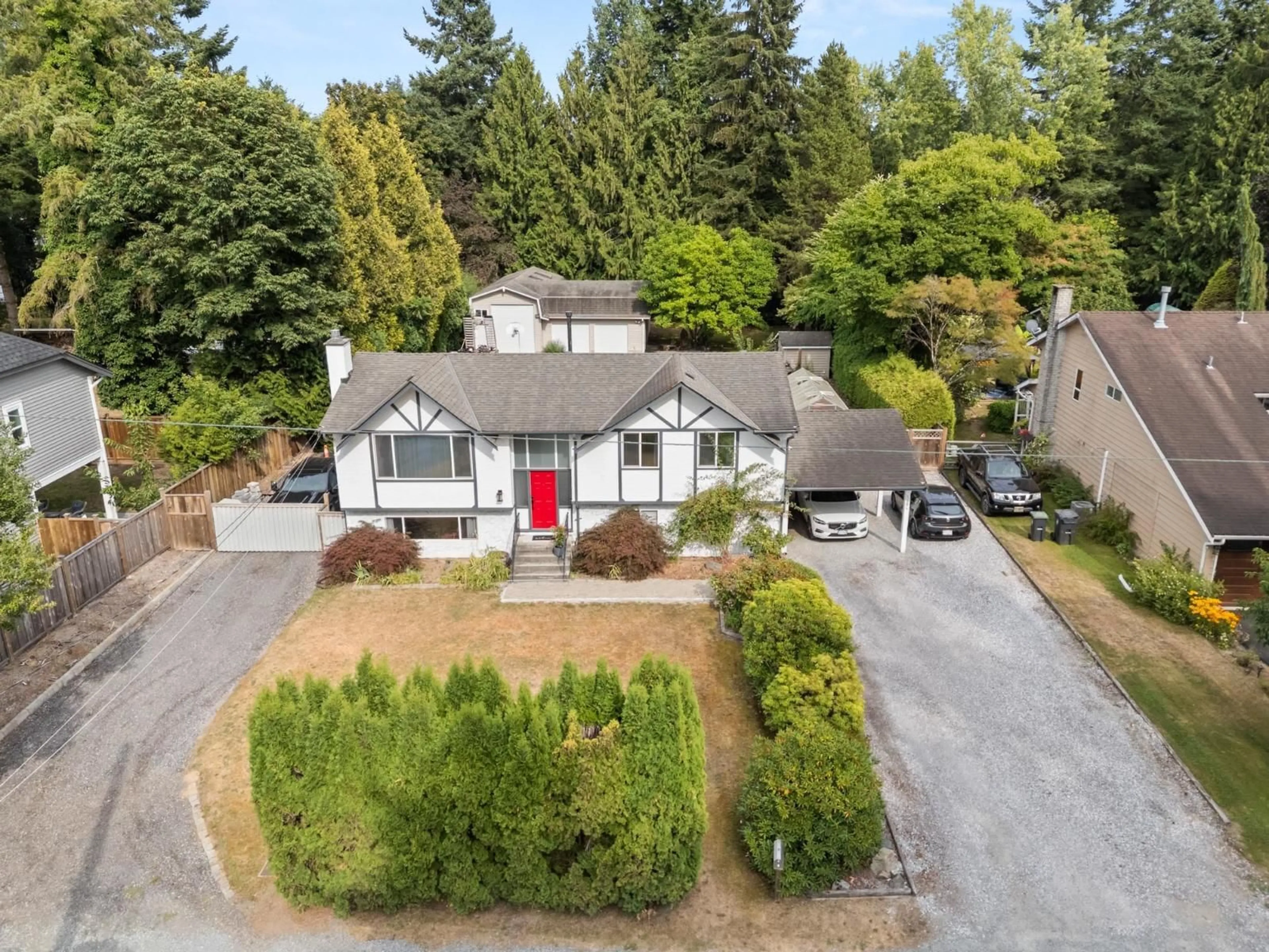 A pic from outside/outdoor area/front of a property/back of a property/a pic from drone, street for 5796 244, Langley British Columbia V2Z1G6