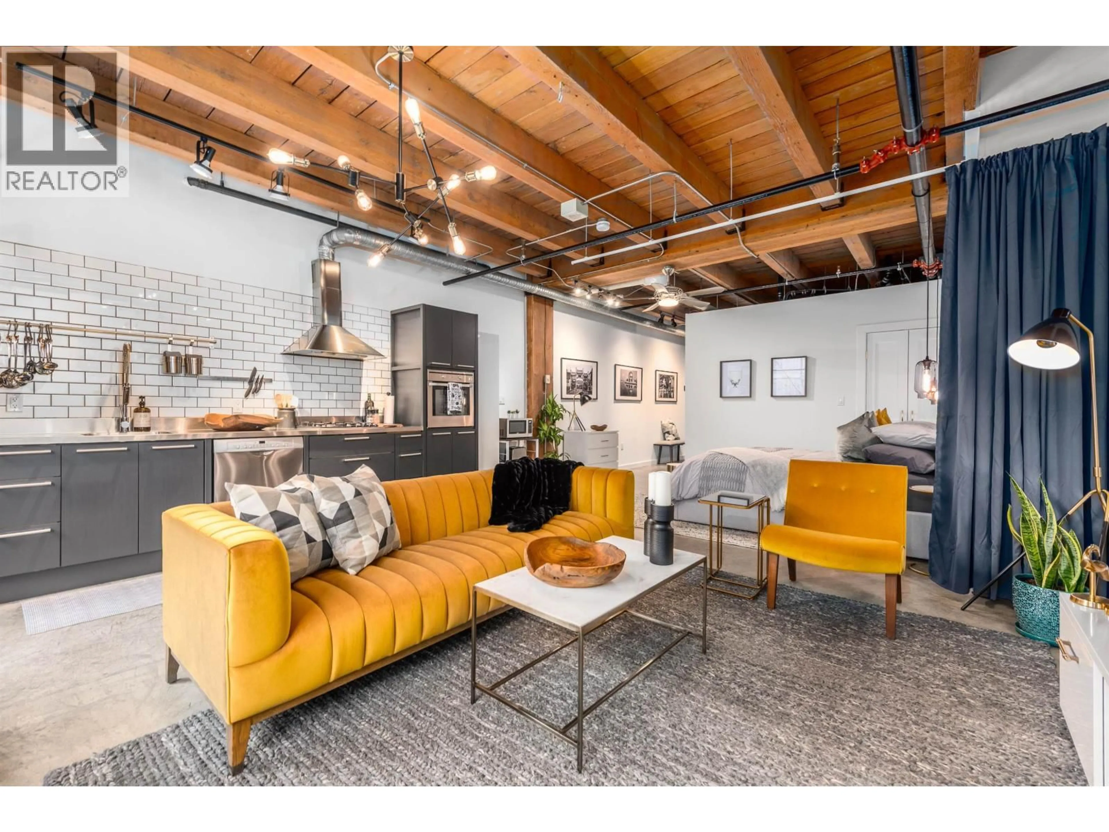 Living room with furniture, unknown for 209 - 55 CORDOVA STREET, Vancouver British Columbia V6A0A5