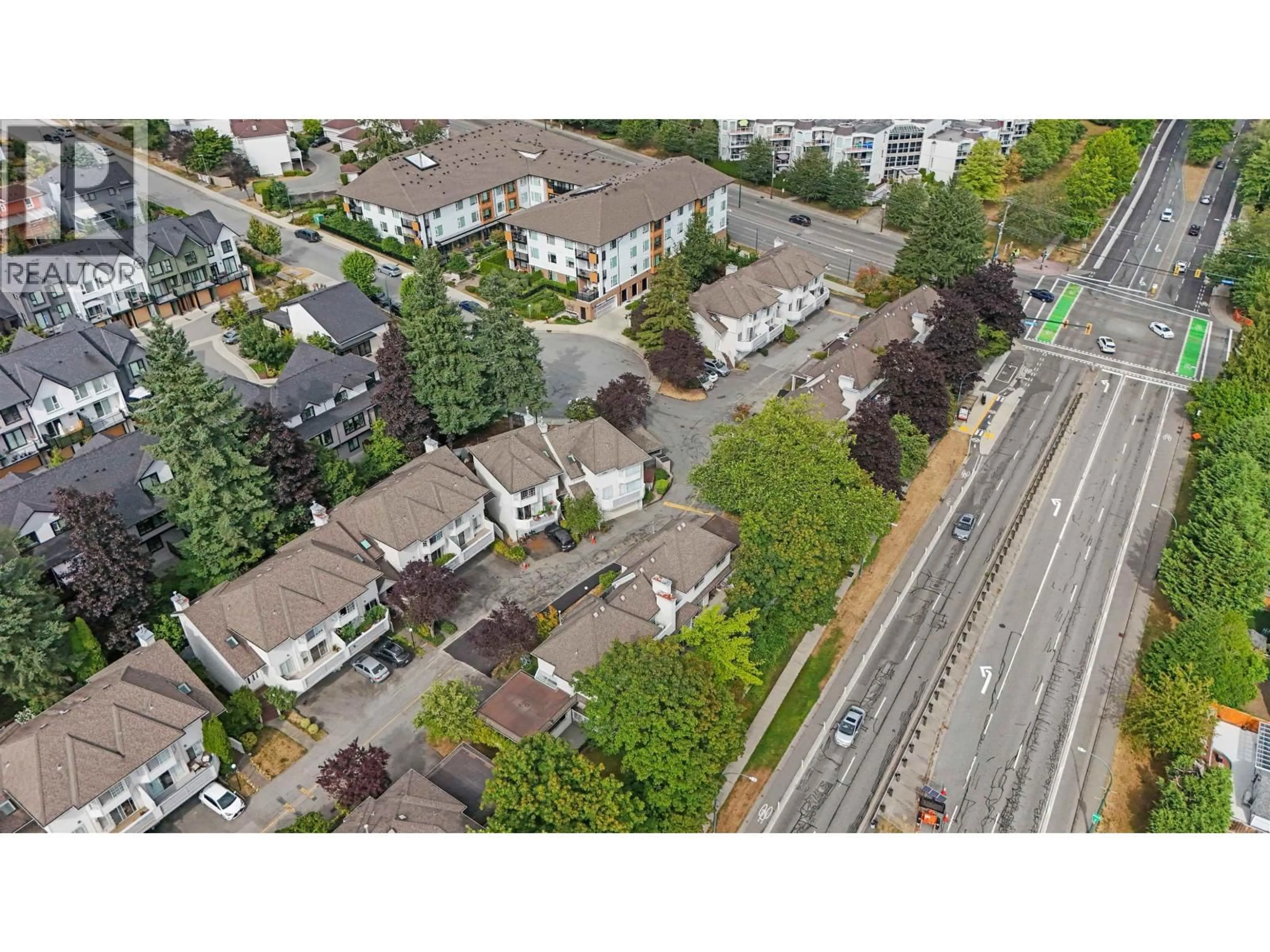 A pic from outside/outdoor area/front of a property/back of a property/a pic from drone, street for 43 - 1216 JOHNSON STREET, Coquitlam British Columbia V3B4T2