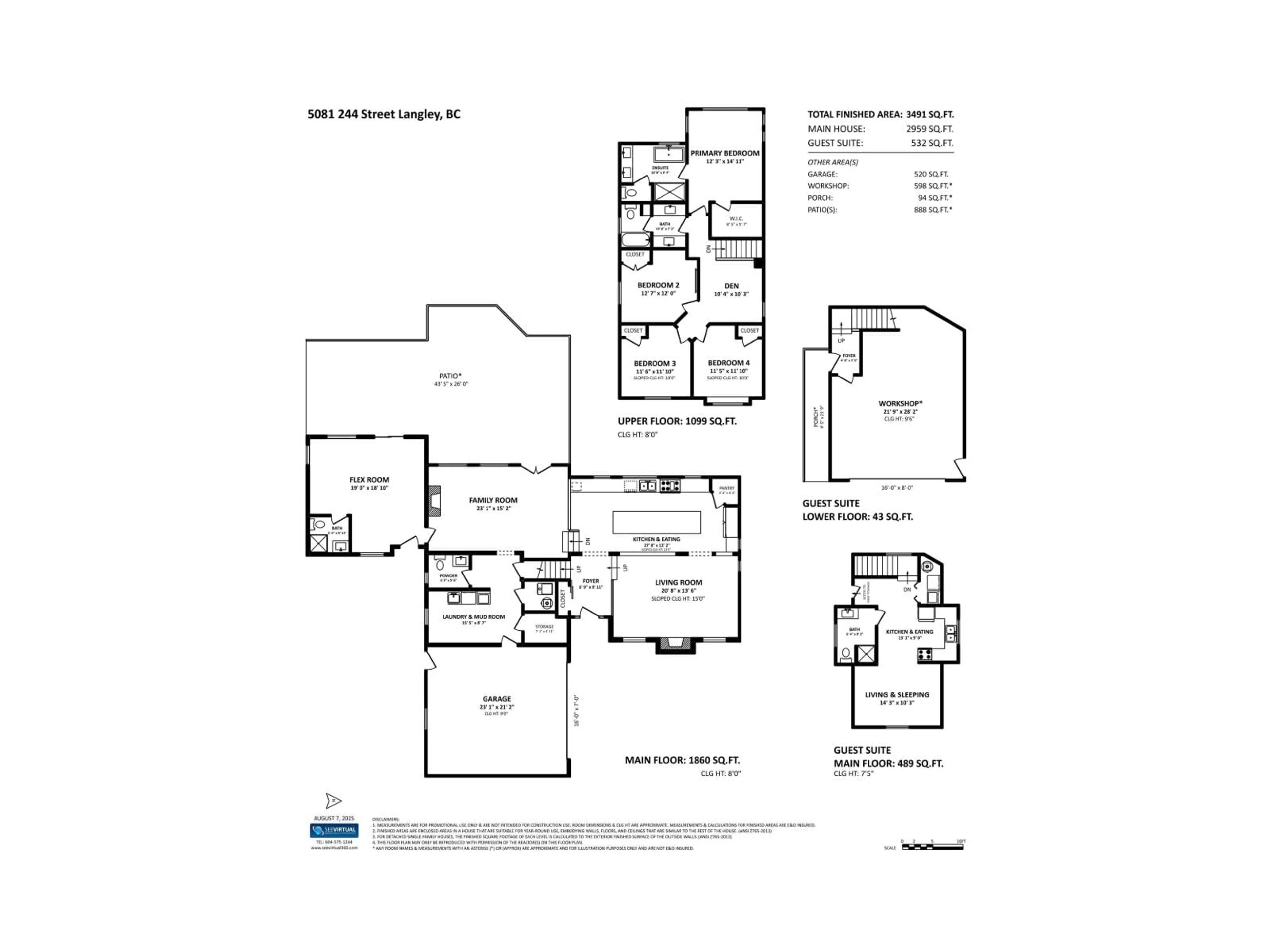 Floor plan for 5081 244, Langley British Columbia V2Z1G5
