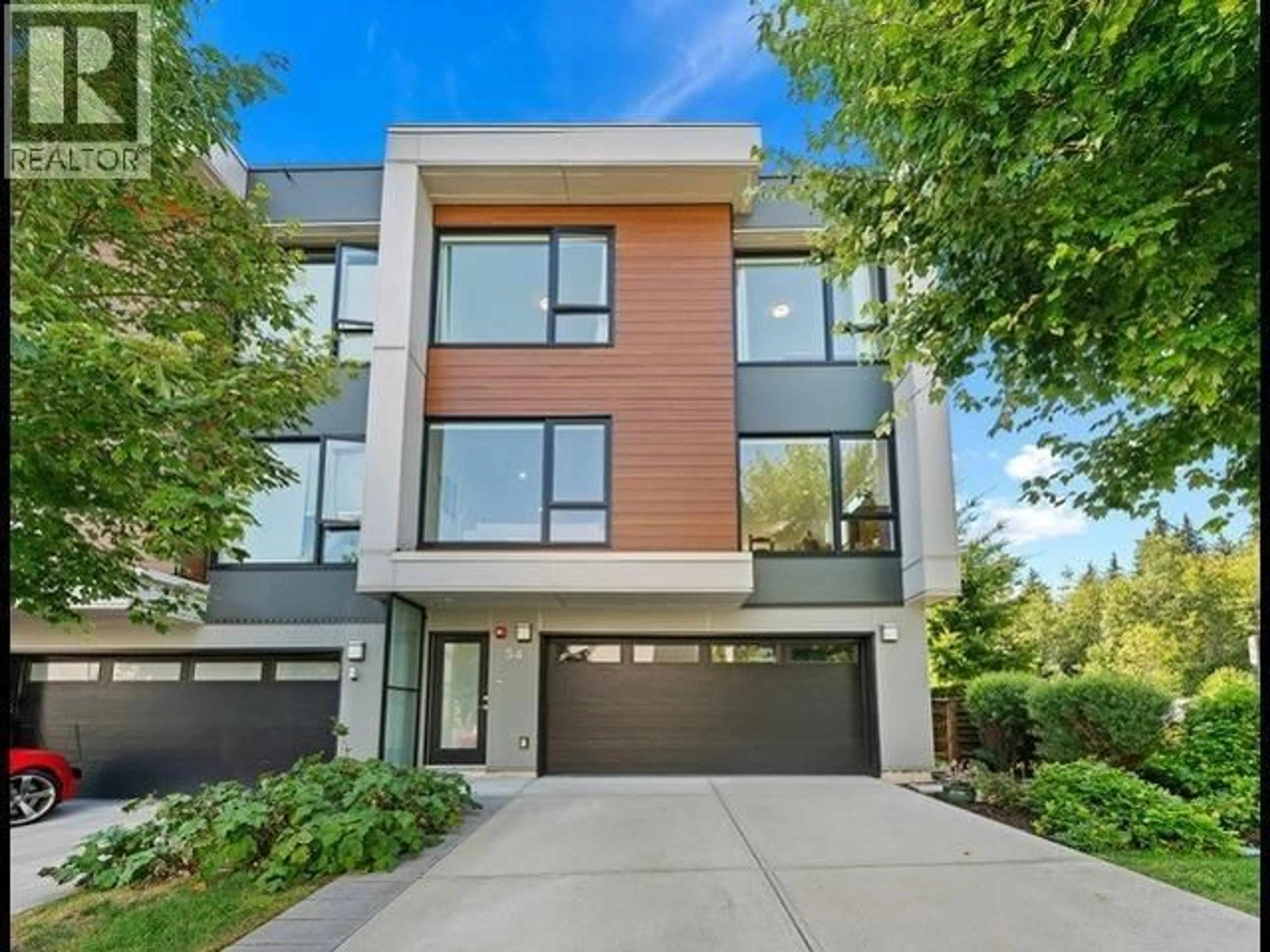 Home with brick exterior material, street for 54 - 3597 MALSUM DRIVE, North Vancouver British Columbia V7G0B2