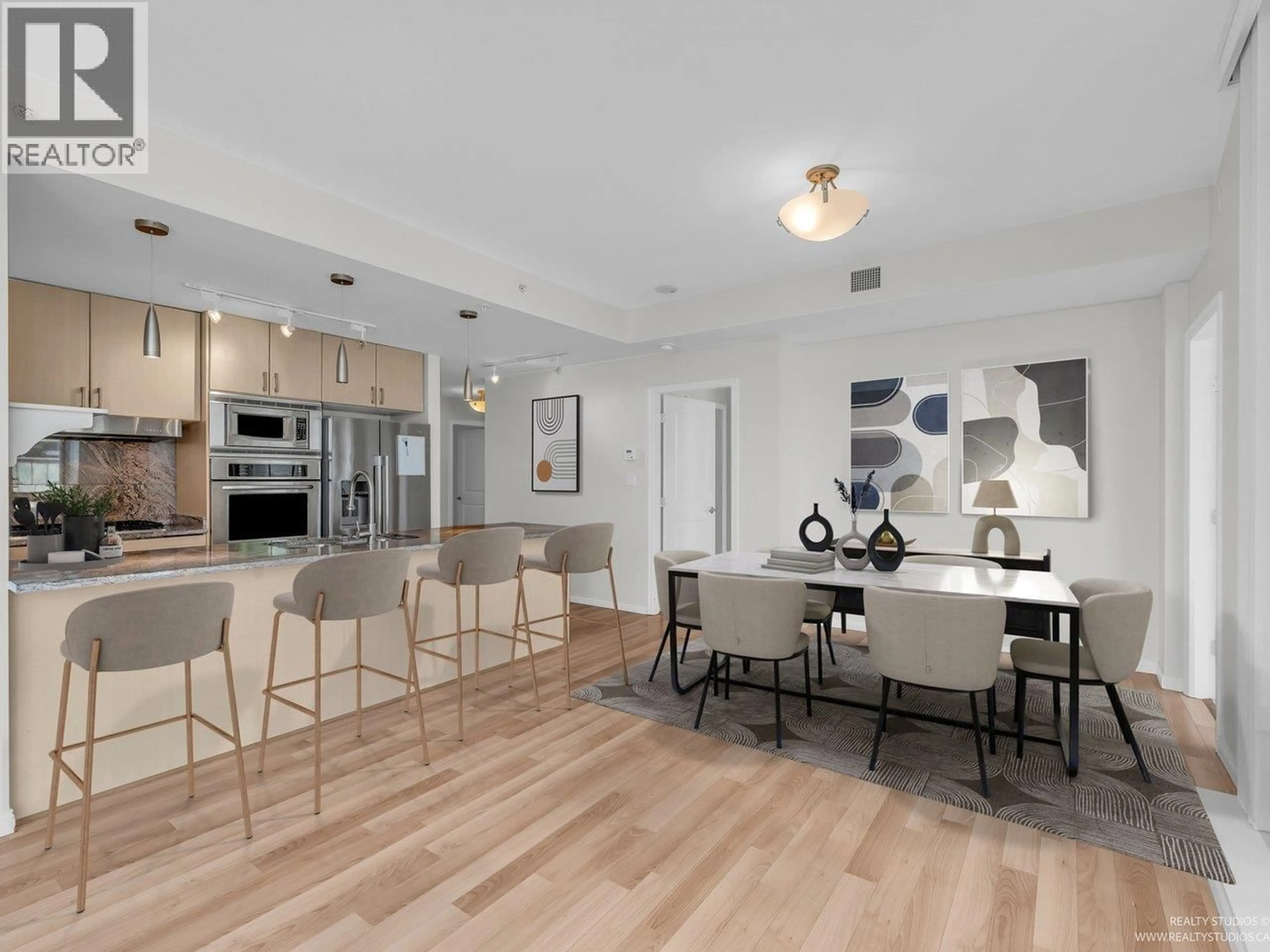 Open concept kitchen, unknown for 1905 - 1211 MELVILLE STREET, Vancouver British Columbia V6E0A7