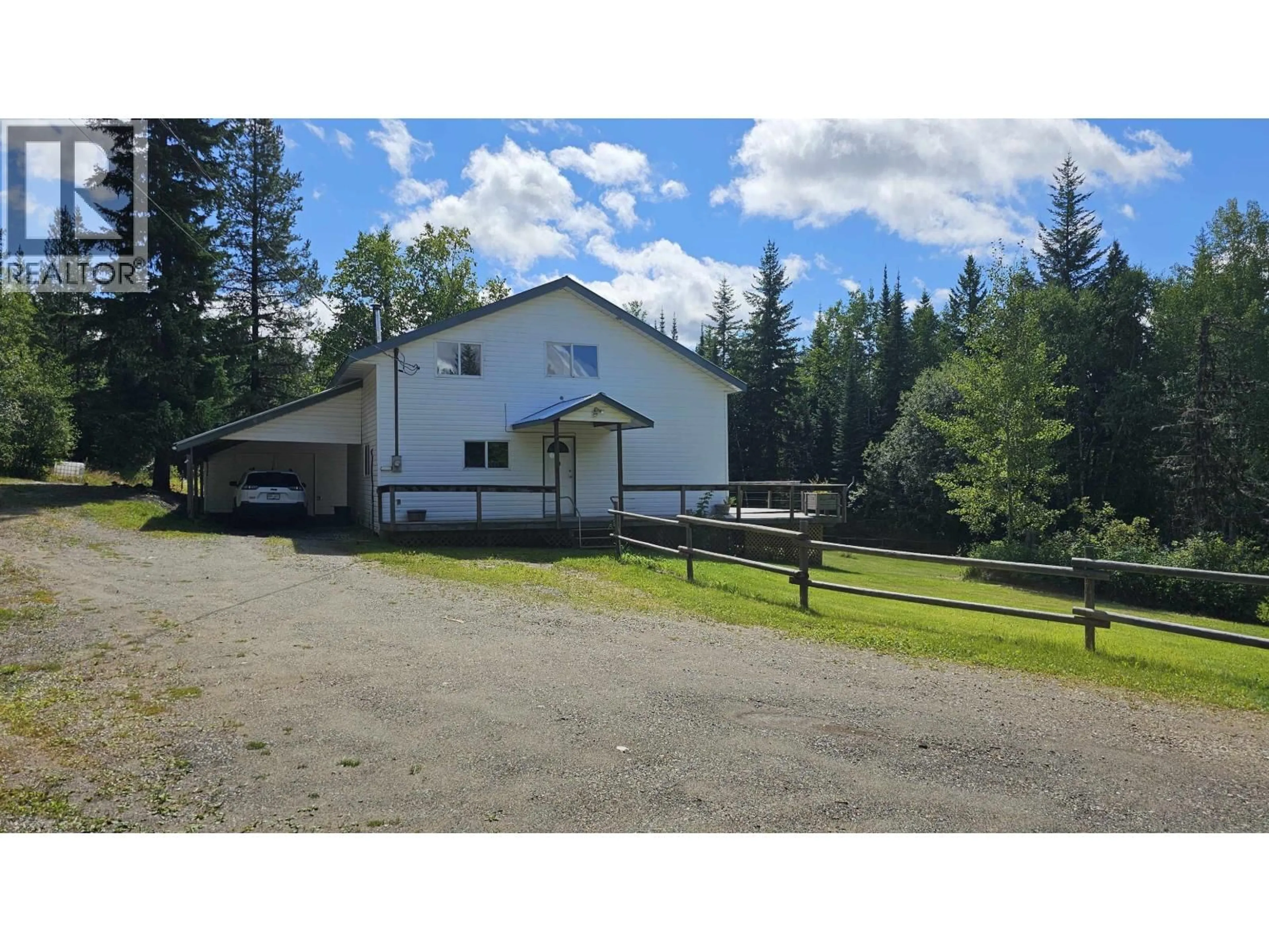 A pic from outside/outdoor area/front of a property/back of a property/a pic from drone, mountain view for 1292 EASTWAY ROAD, Quesnel British Columbia V2J6T1