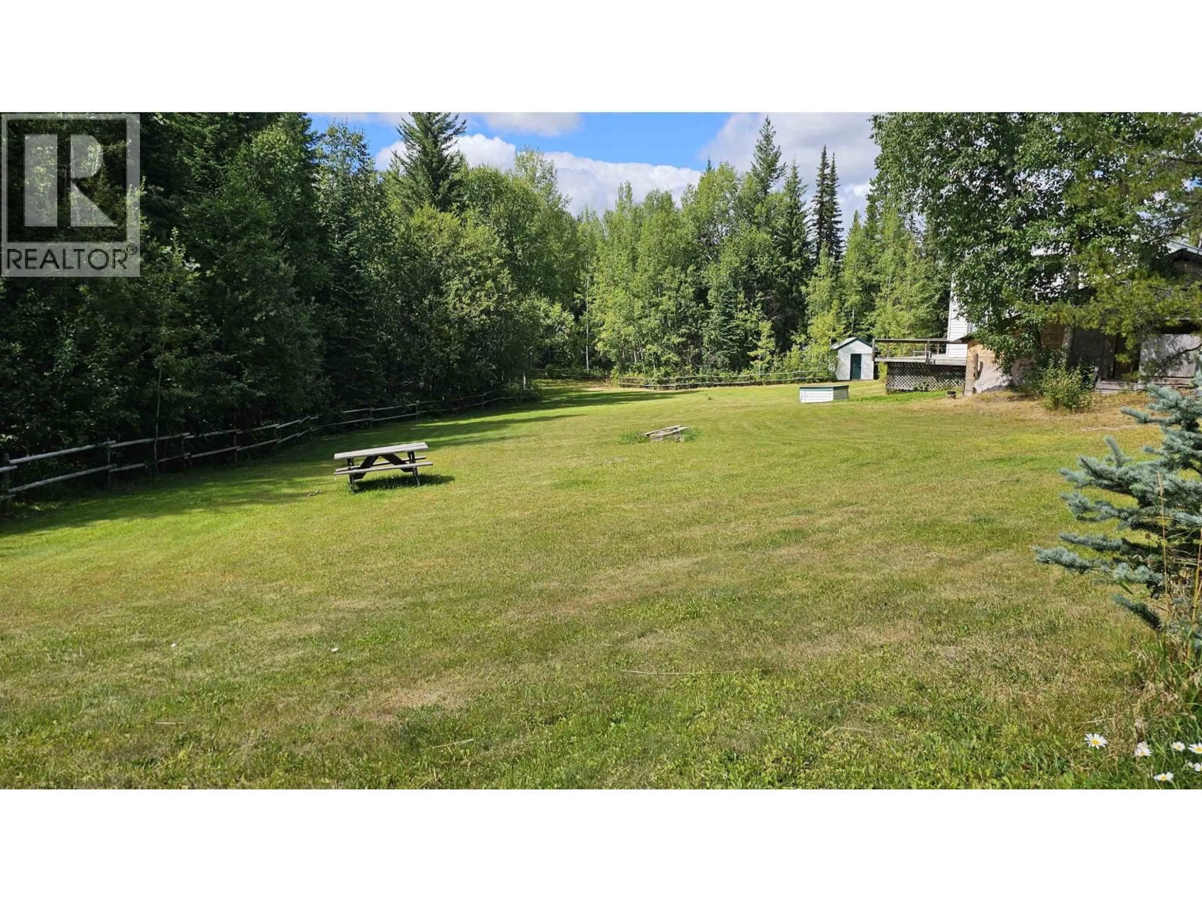A pic from outside/outdoor area/front of a property/back of a property/a pic from drone, forest/trees view for 1292 EASTWAY ROAD, Quesnel British Columbia V2J6T1