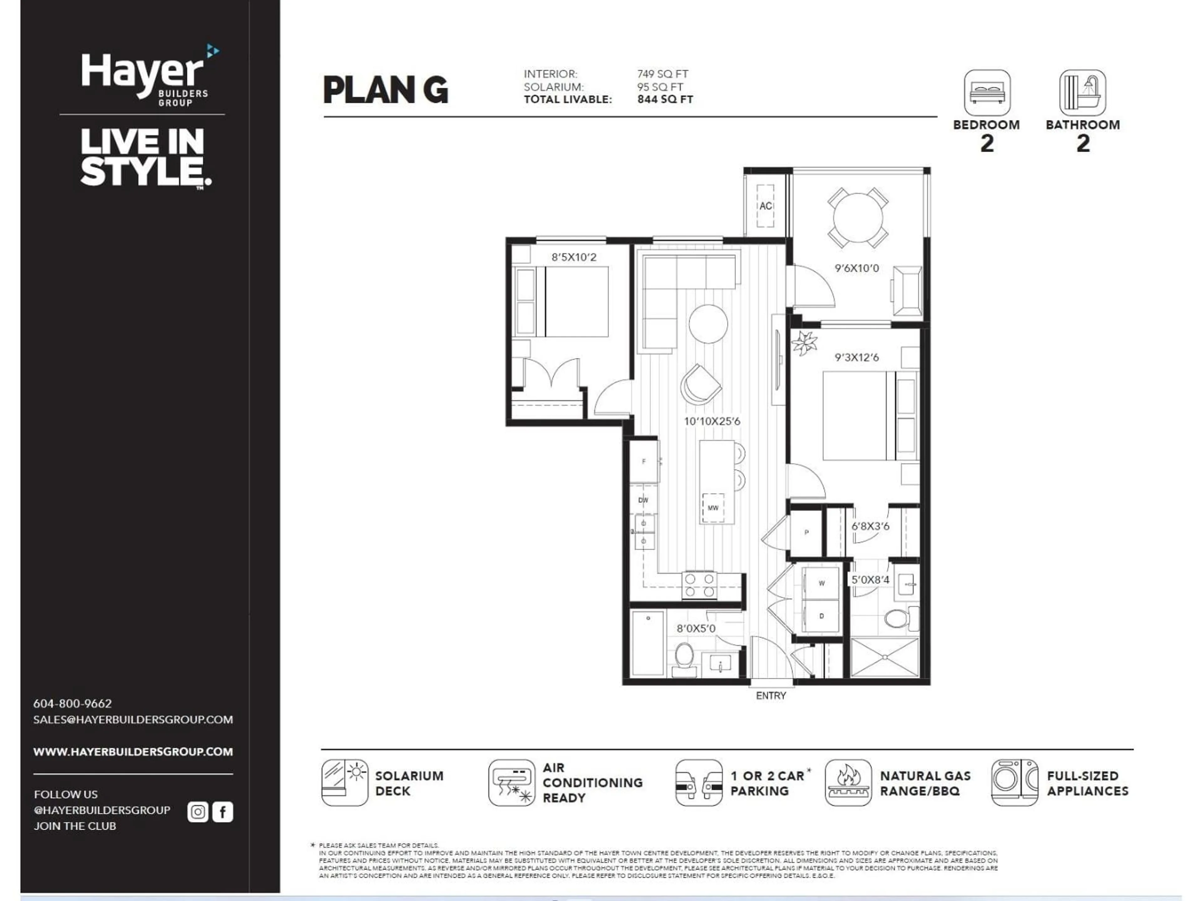 Floor plan for 404 - 19885 76, Langley British Columbia V2Y1S1