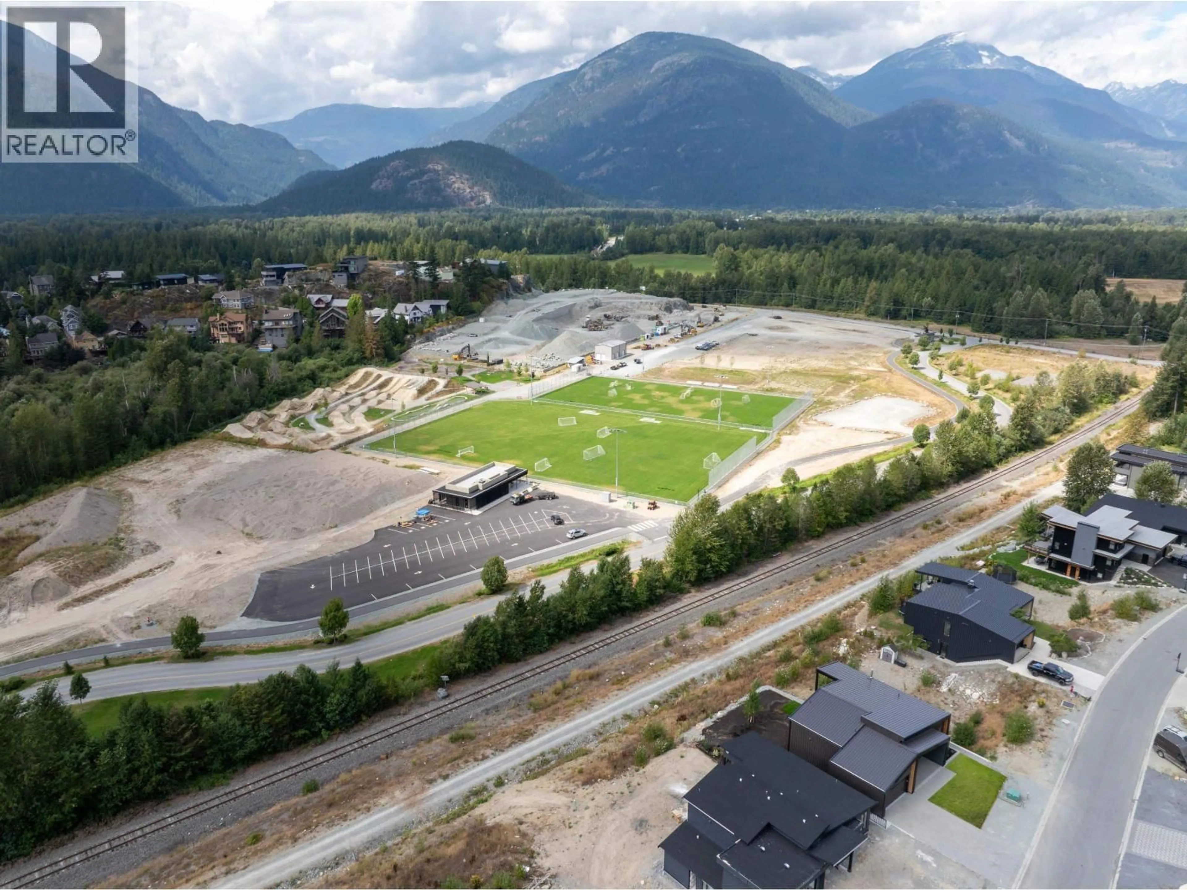 A pic from outside/outdoor area/front of a property/back of a property/a pic from drone, mountain view for 7639 SEVEN O'CLOCK DRIVE, Pemberton British Columbia V0N2L3