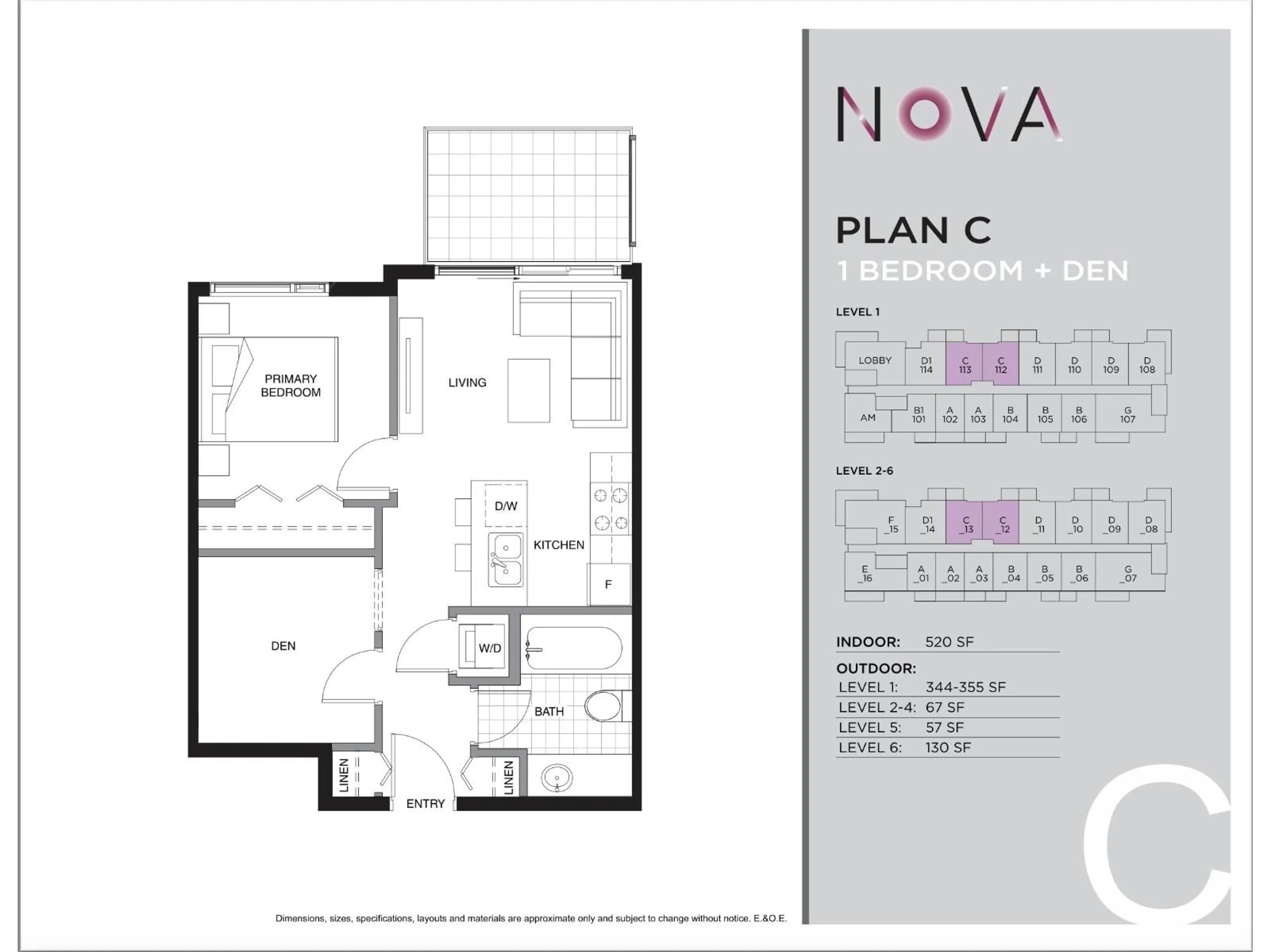 Floor plan for 213 - 8158 166, Surrey British Columbia V0V0V0