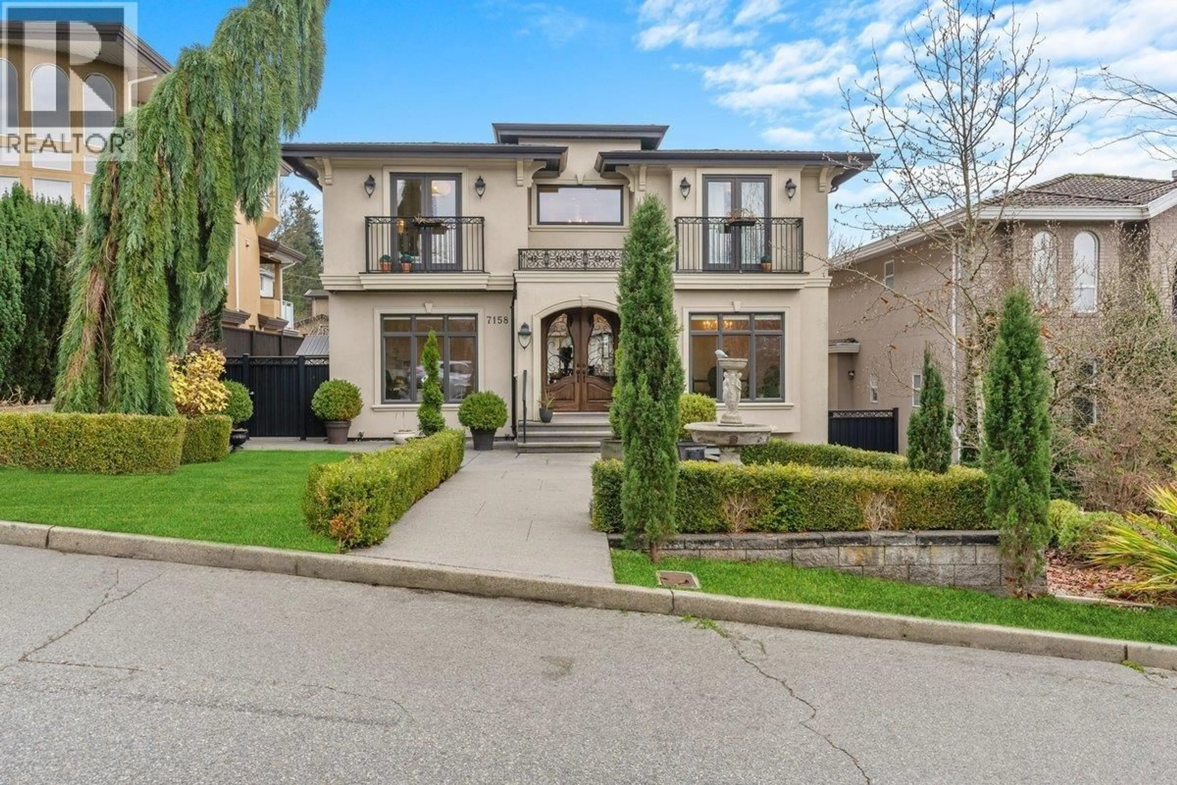 Home with brick exterior material, street for 7158 RIDGEVIEW DRIVE, Burnaby British Columbia V5A4V3