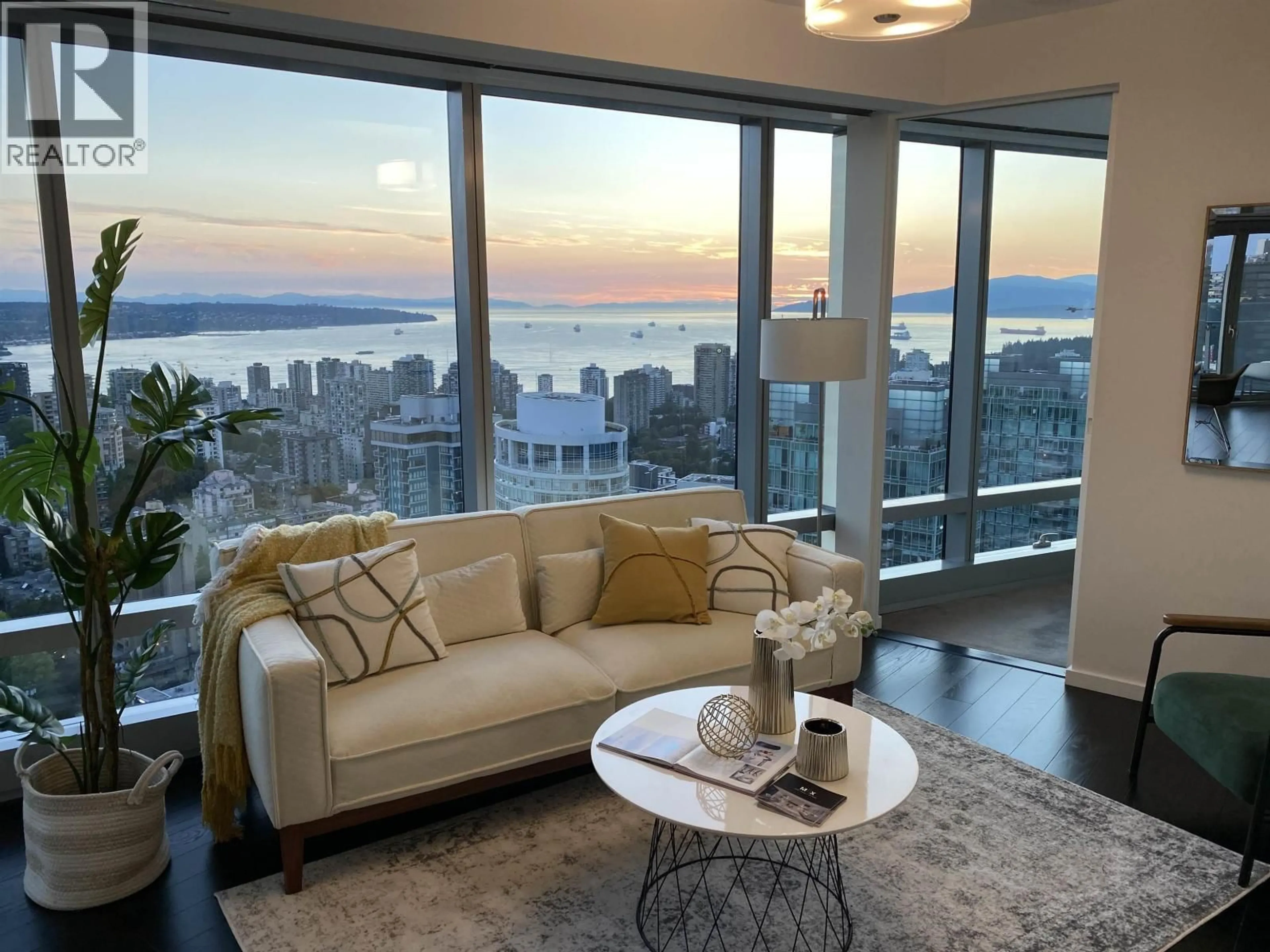 Living room with furniture, unknown for 4502 - 1151 GEORGIA STREET, Vancouver British Columbia V6E0B3