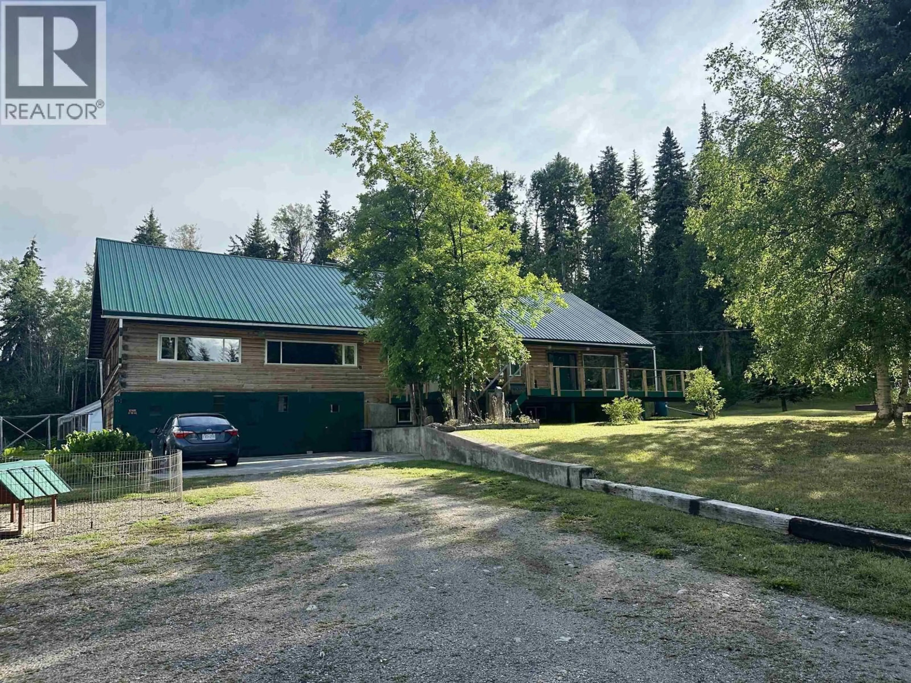 A pic from outside/outdoor area/front of a property/back of a property/a pic from drone, unknown for 705 FRANCOIS LAKE ROAD, Fraser Lake British Columbia V0J1S0