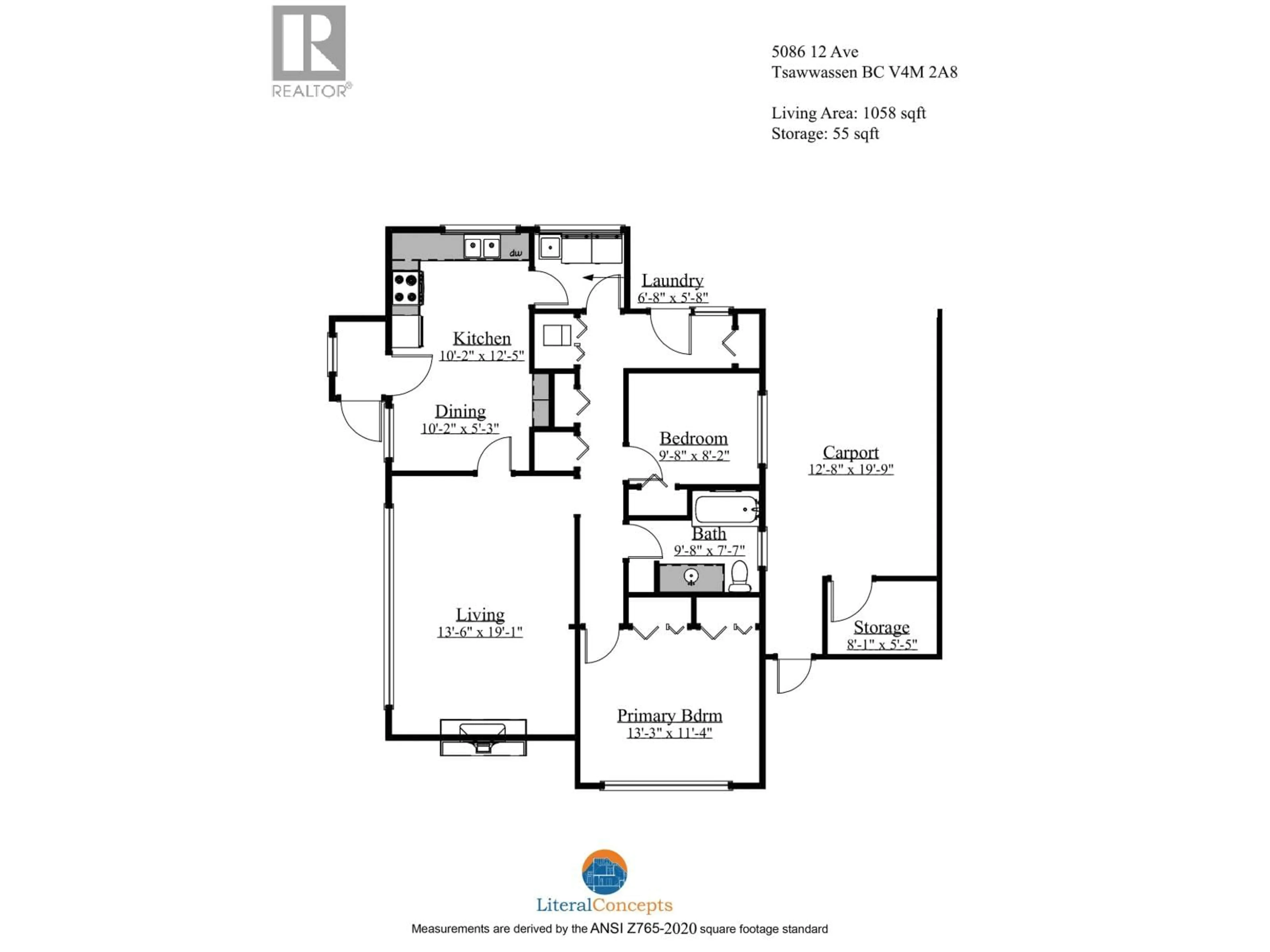 Floor plan for 5086 12 AVENUE, Delta British Columbia V4M2A8