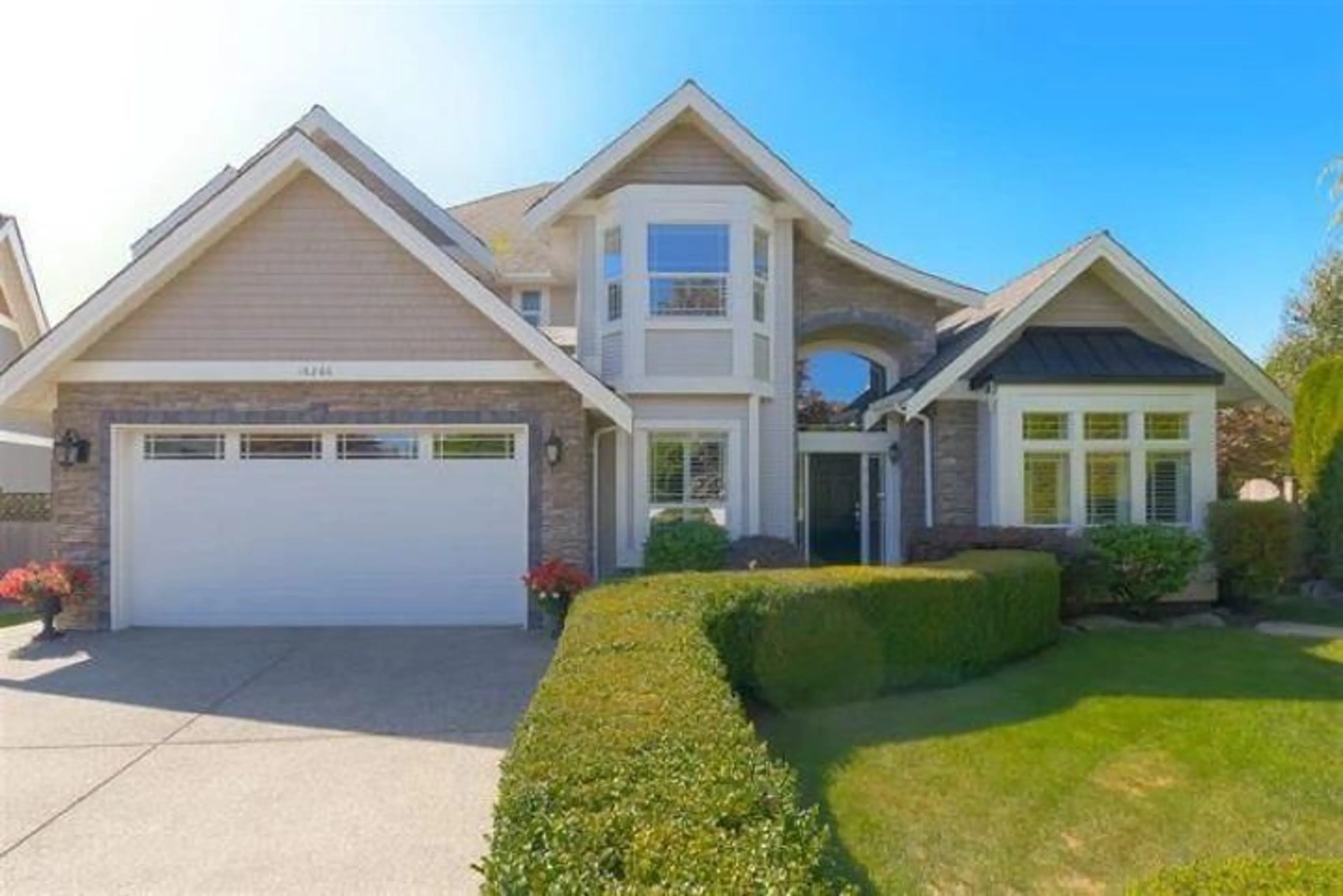 Home with vinyl exterior material, street for 16266 58A, Surrey British Columbia V3S4Y5
