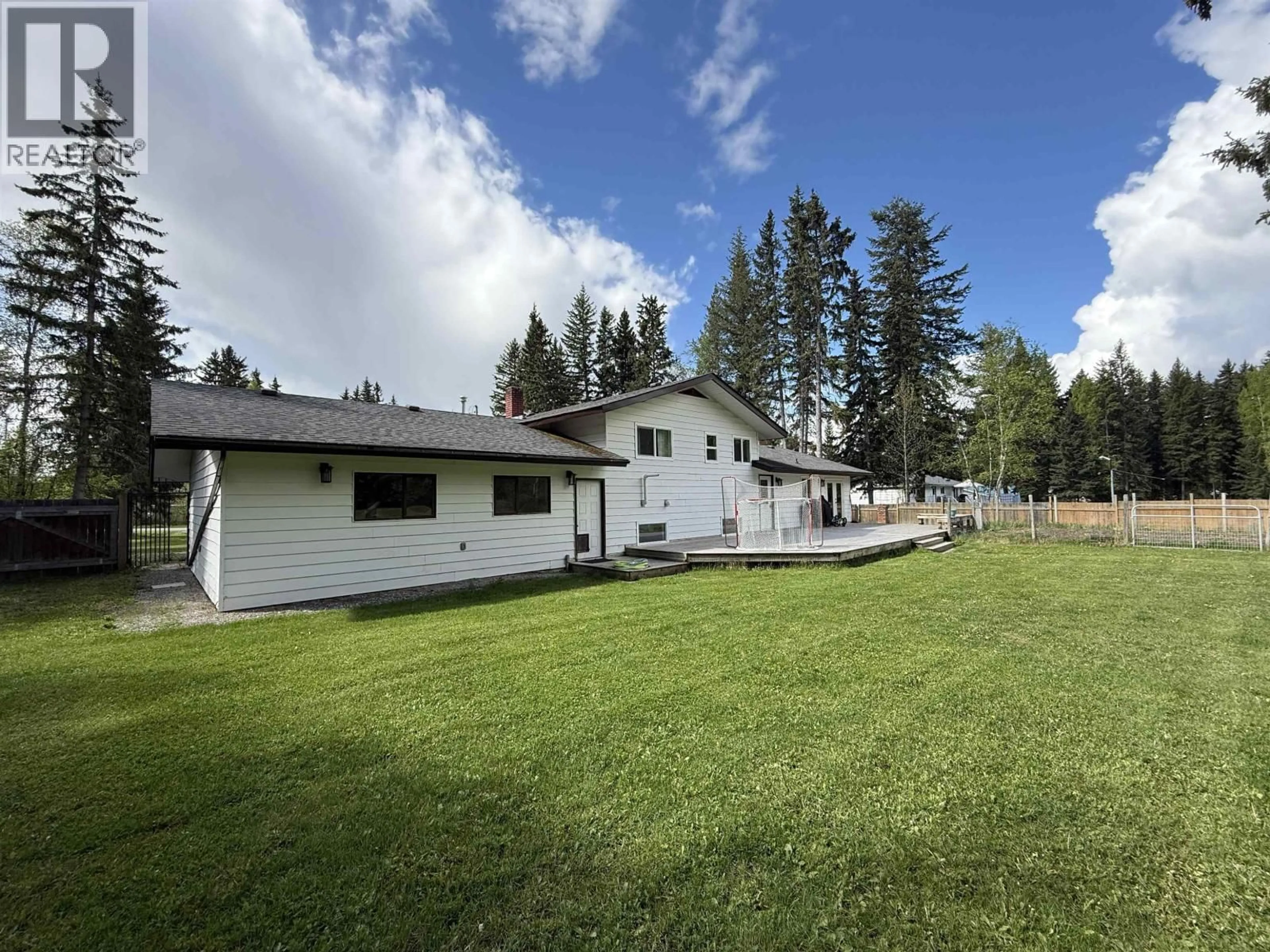 A pic from outside/outdoor area/front of a property/back of a property/a pic from drone, mountain view for 721 SERENITY DRIVE, Quesnel British Columbia V2J6W3