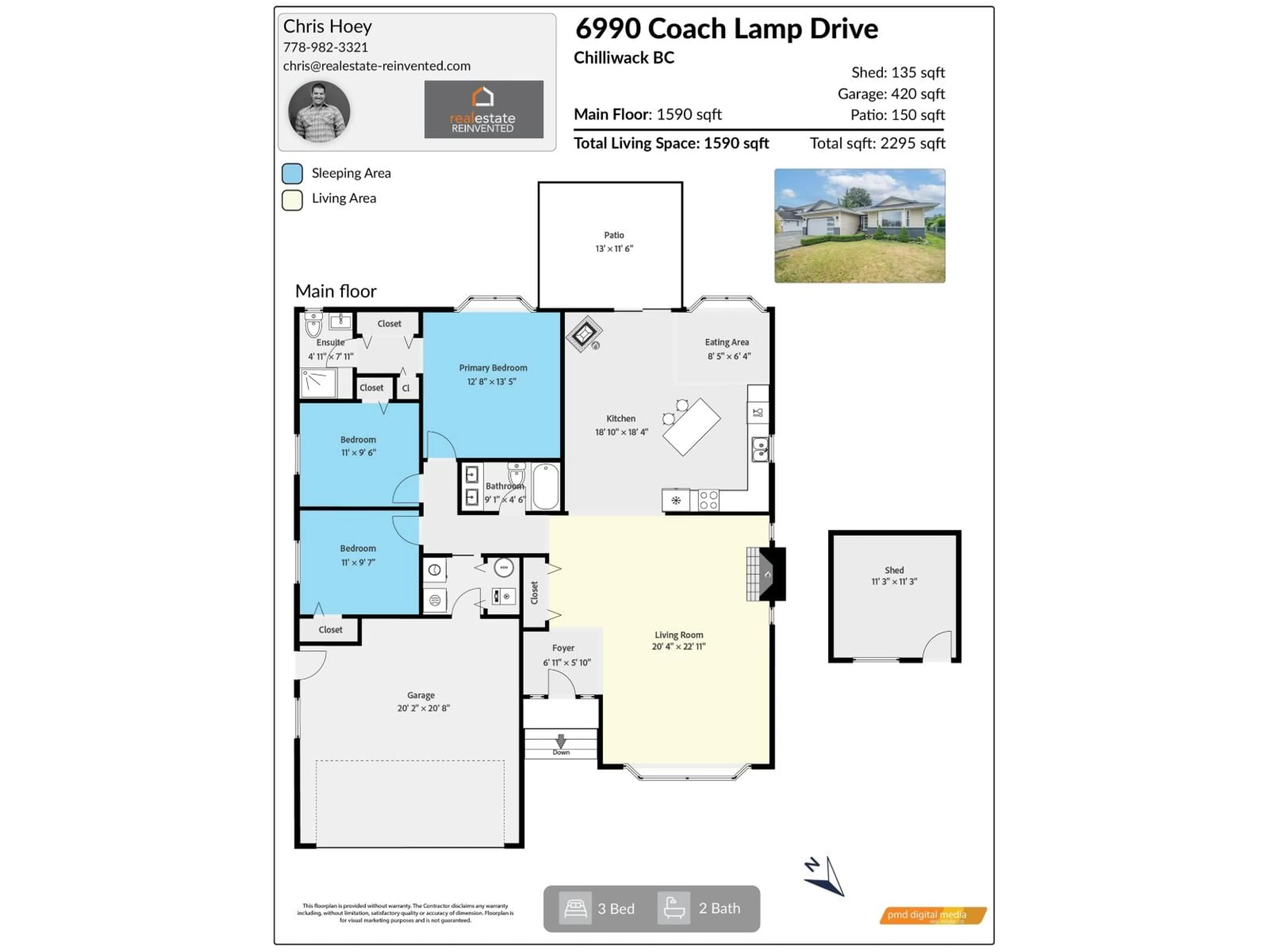Floor plan for 6990 COACH LAMP DRIVE, Chilliwack British Columbia V2R2Y7