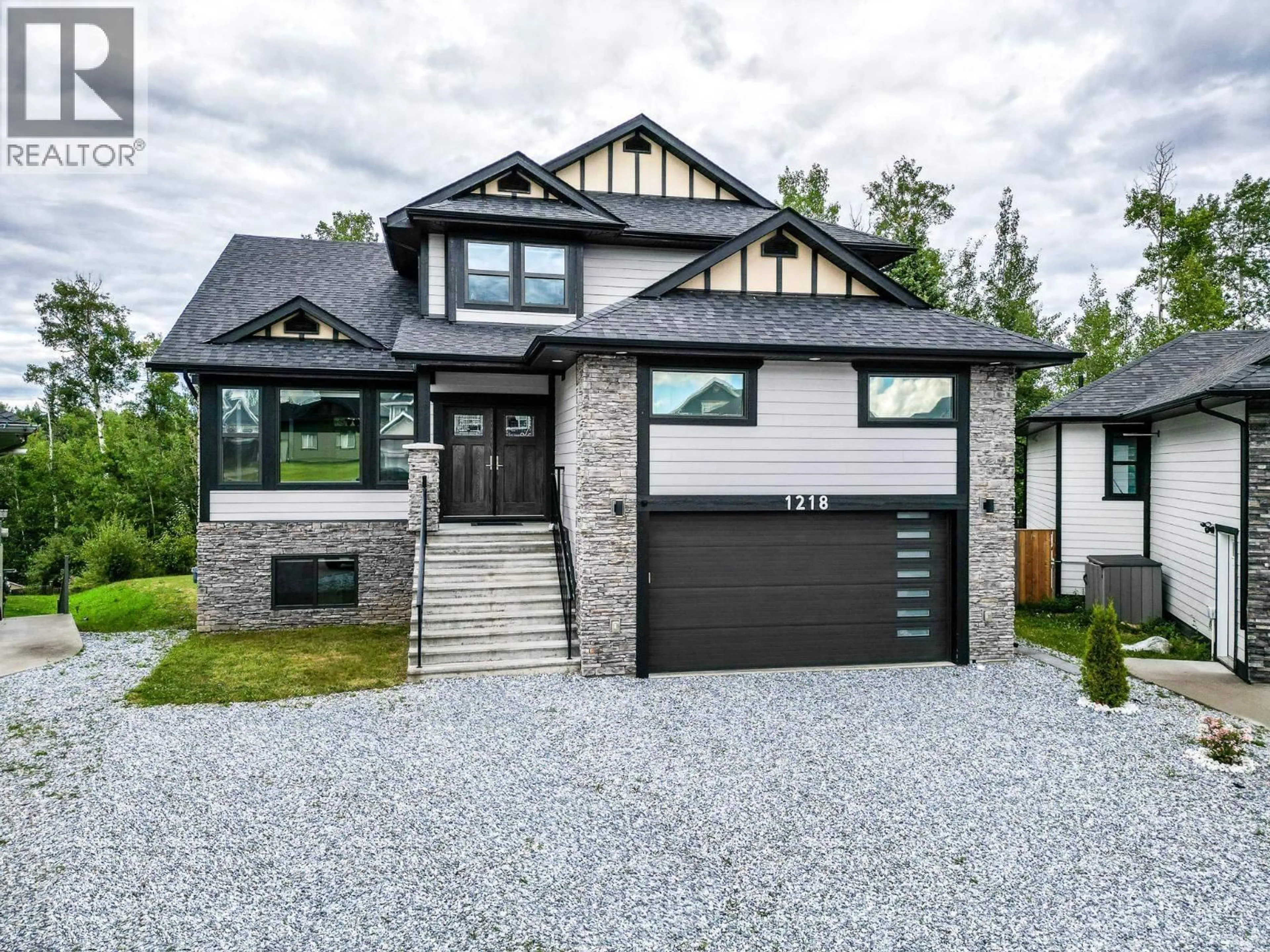 Home with brick exterior material, street for 1218 ORIZABA COURT, Prince George British Columbia V2N0B7