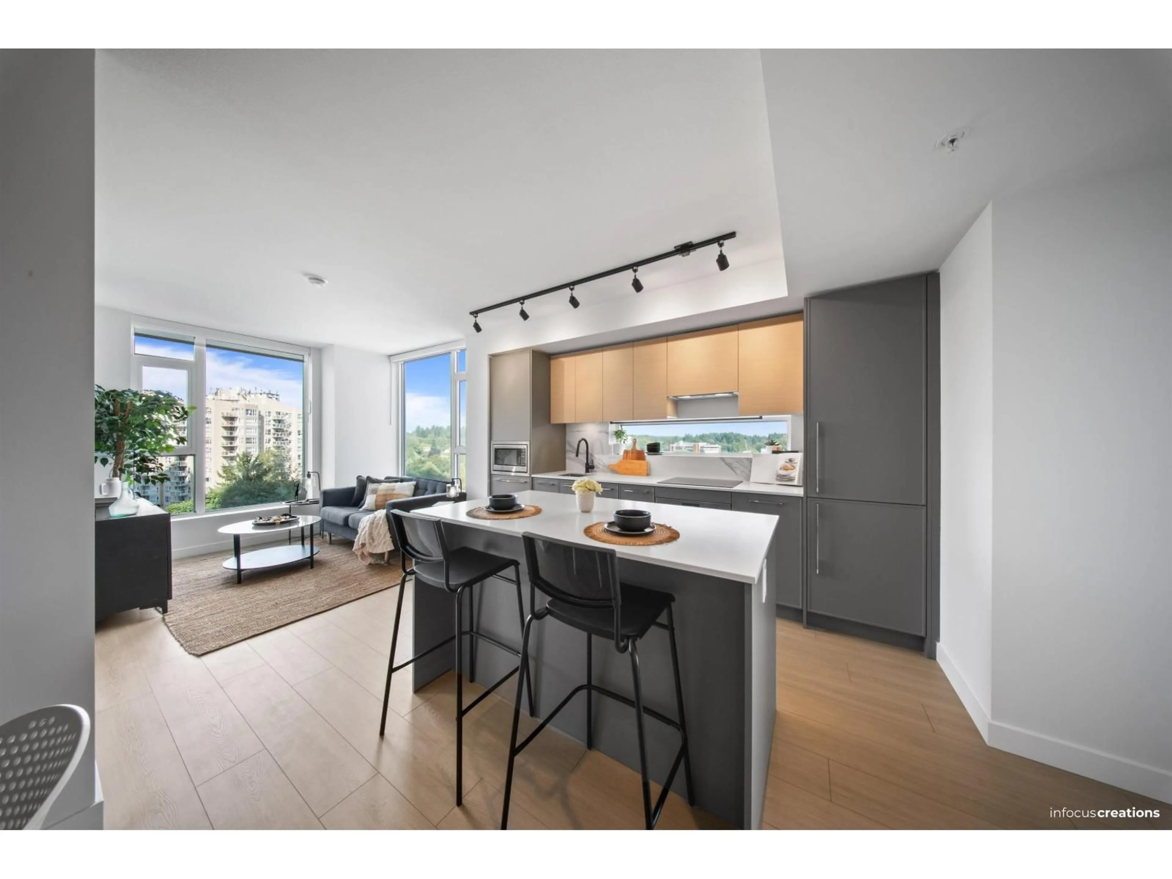Open concept kitchen, unknown for 809 - 13745 GEORGE JUNCTION, Surrey British Columbia V3T0V8