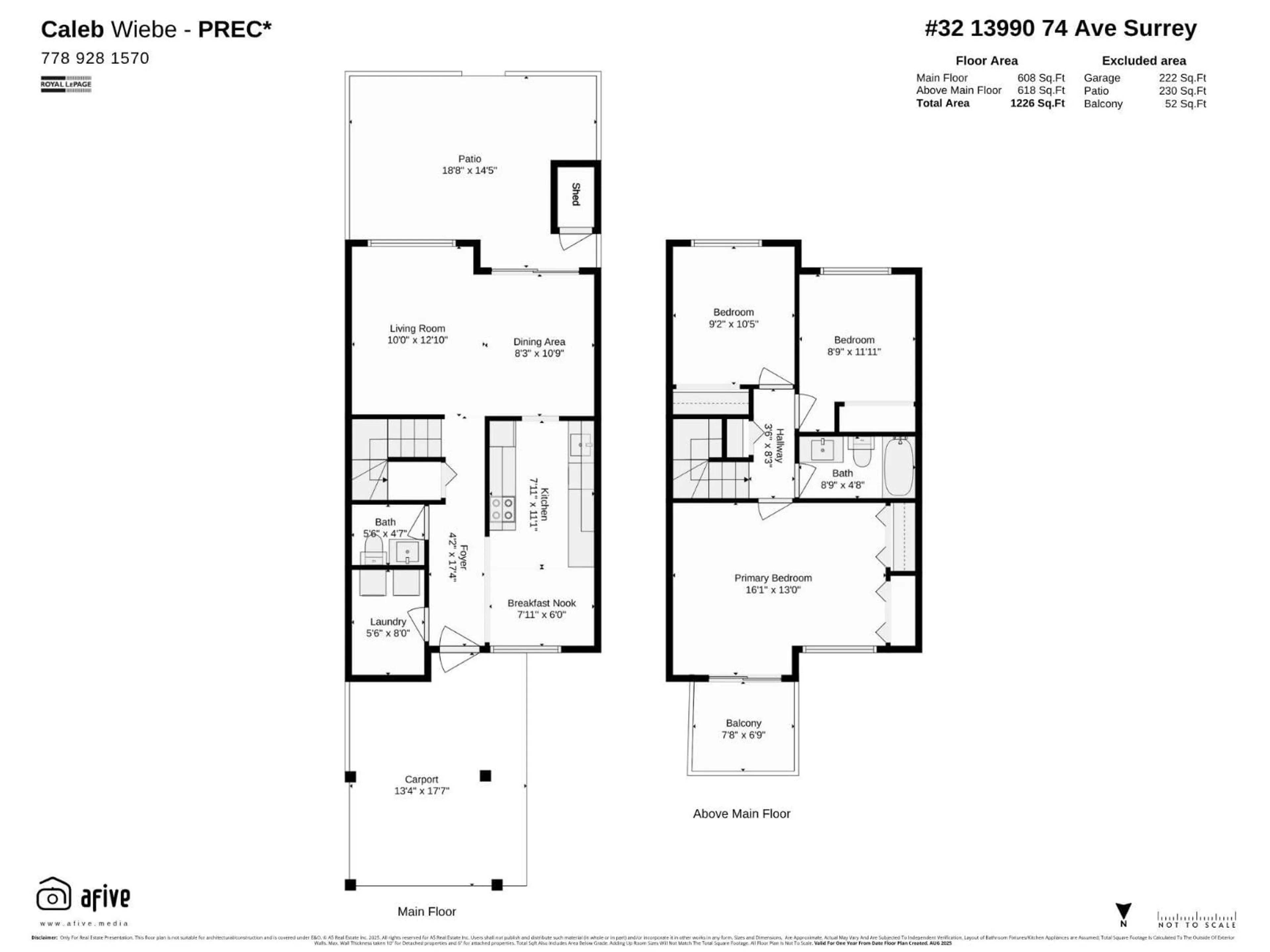 Floor plan for 32 - 13990 74, Surrey British Columbia V3W7E6