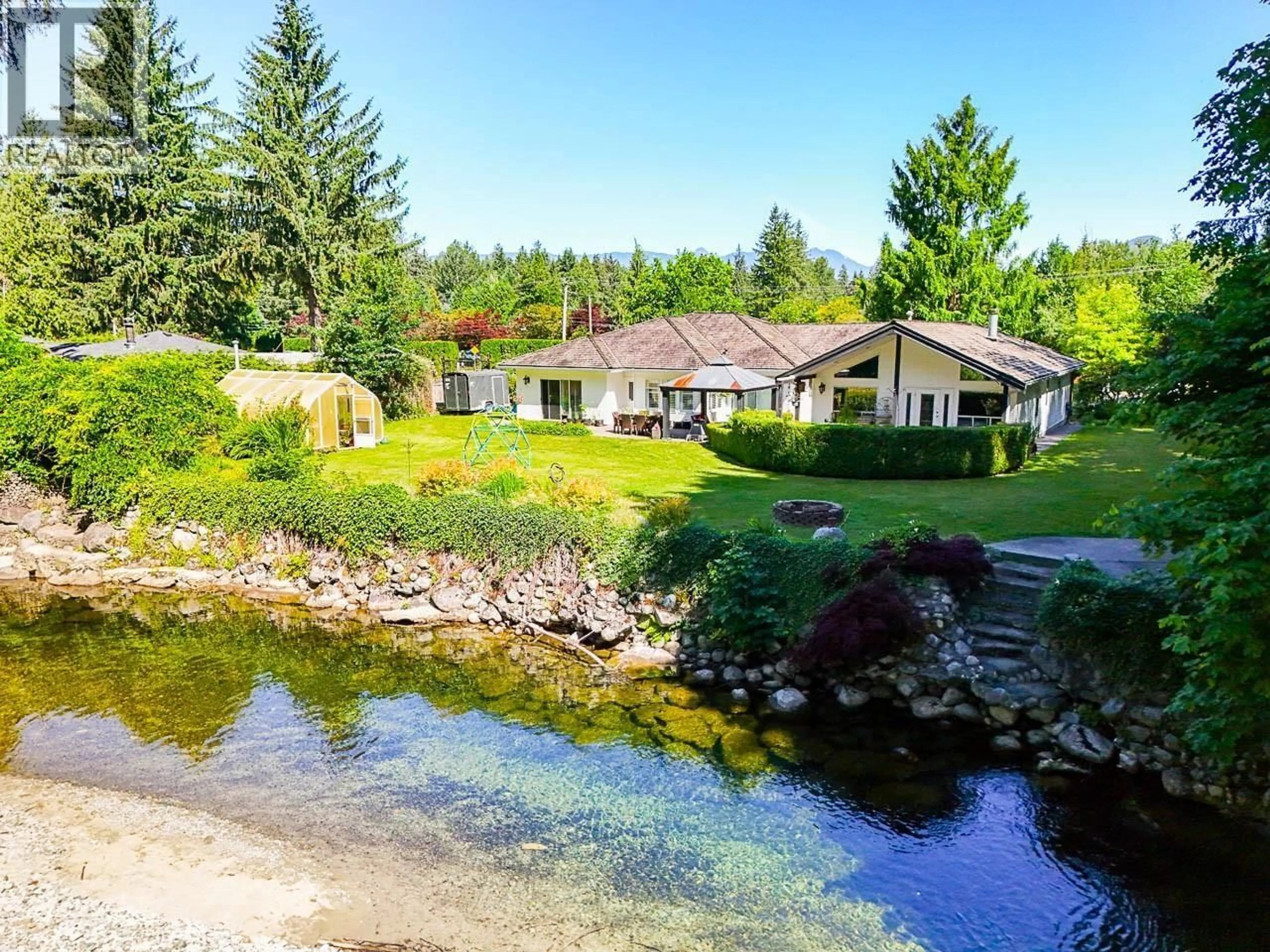 A pic from outside/outdoor area/front of a property/back of a property/a pic from drone, water/lake/river/ocean view for 22696 132 AVENUE, Maple Ridge British Columbia V4R2R2