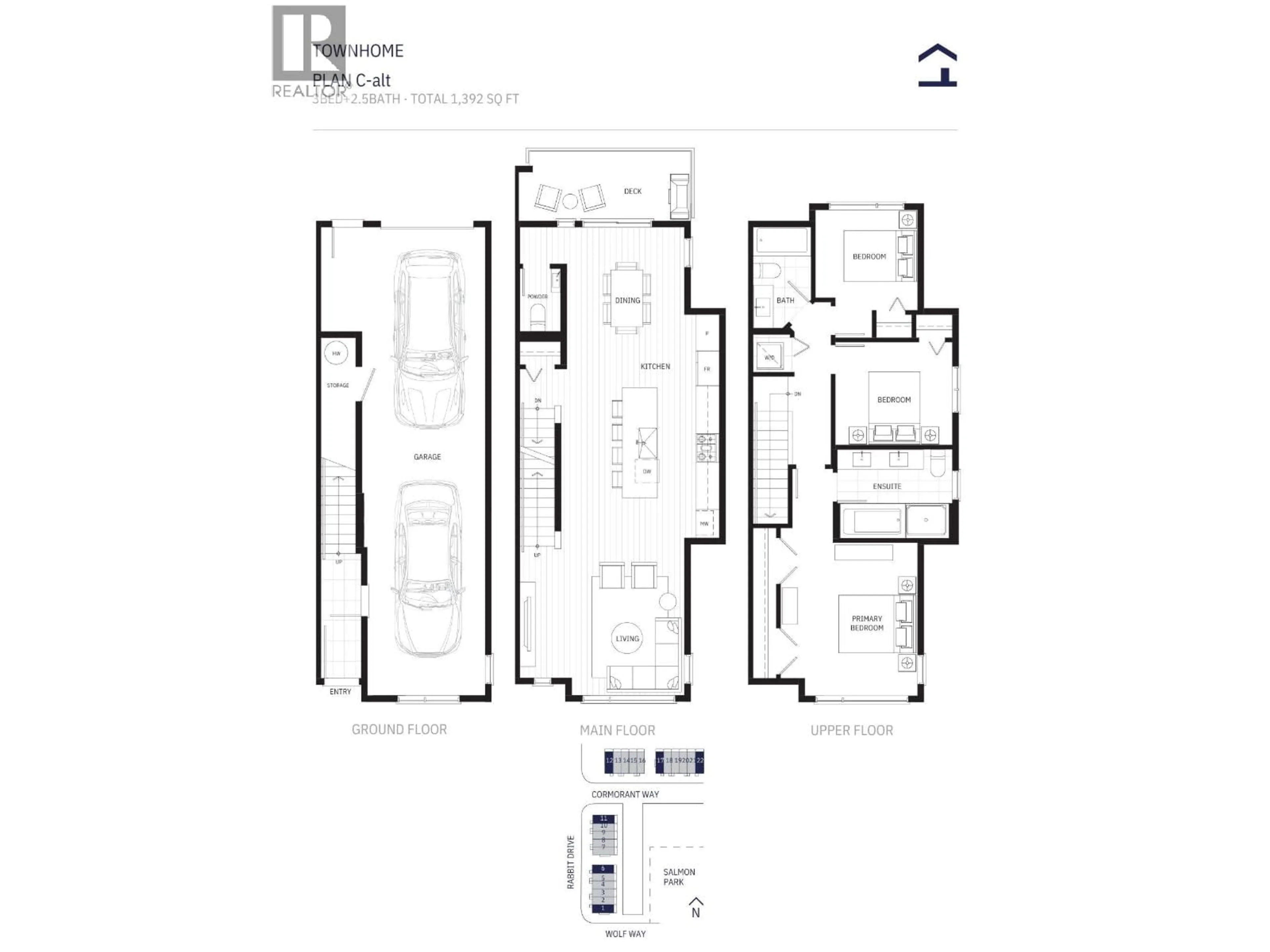 Floor plan for 6 - 4230 CORMORANT WAY, Tsawwassen British Columbia V4M0G7