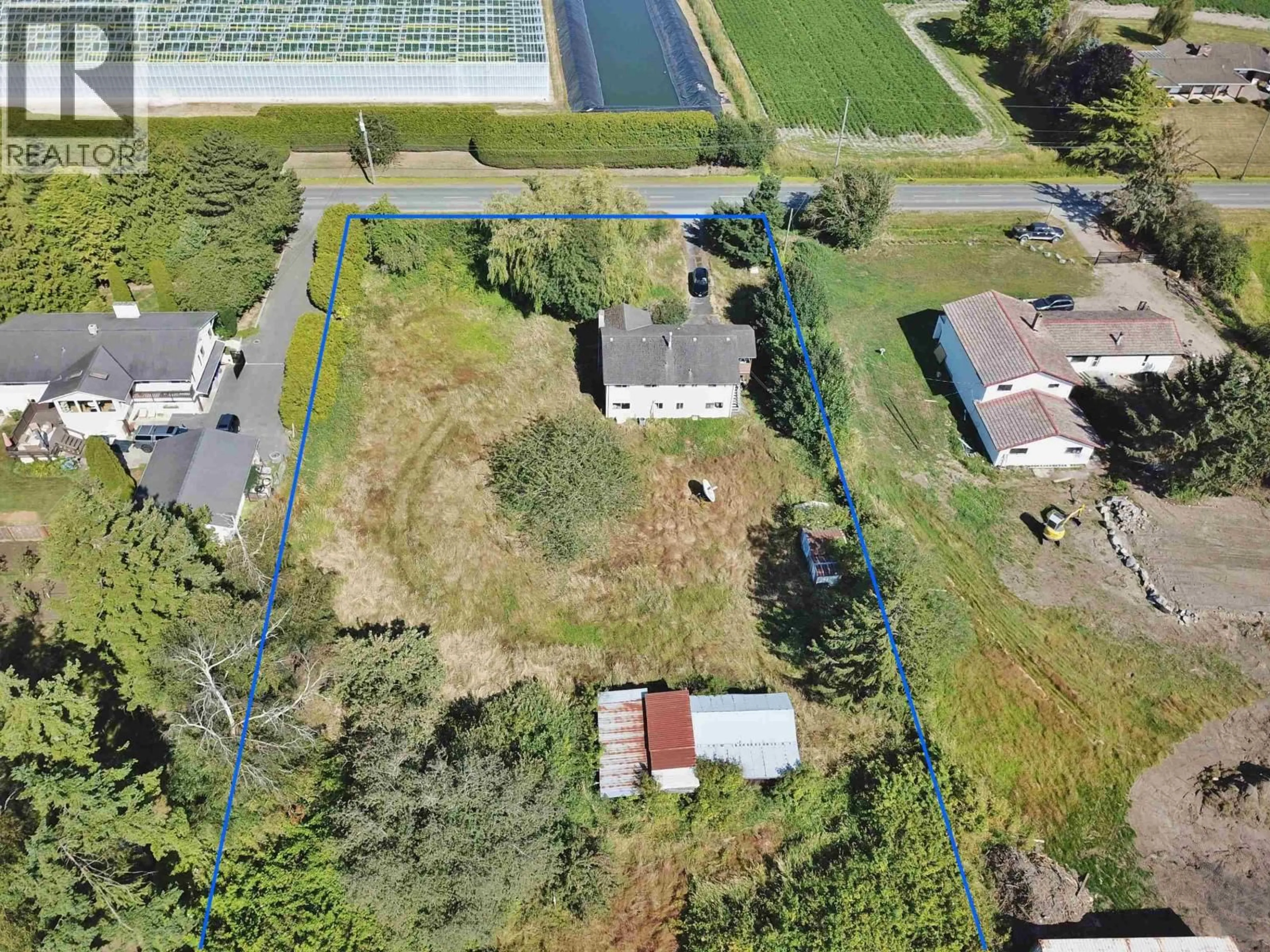 A pic from outside/outdoor area/front of a property/back of a property/a pic from drone, water/lake/river/ocean view for 3499 41B STREET, Delta British Columbia V4K3N2
