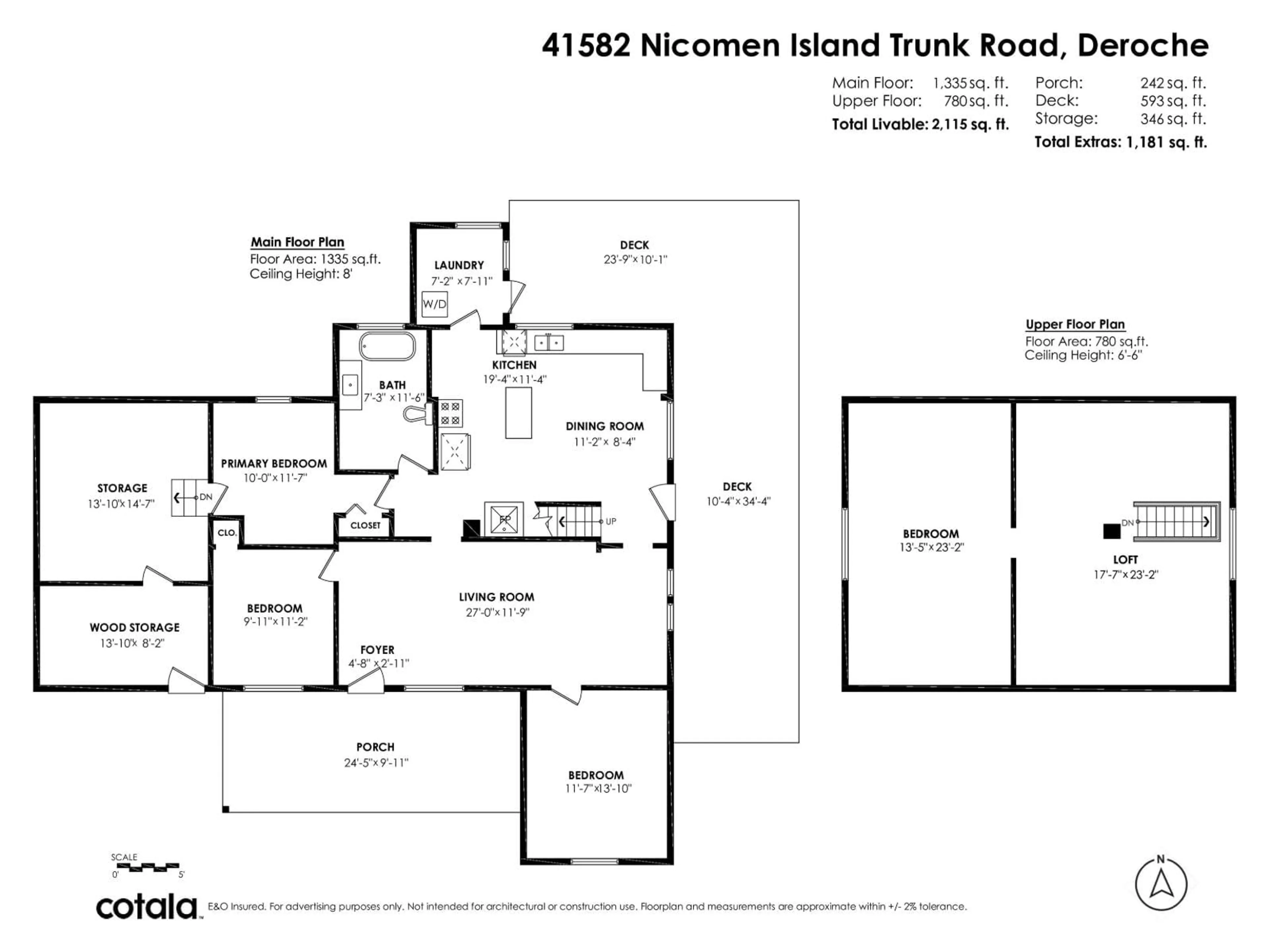 Floor plan for 41582 NICOMEN ISLAND TRUNK, Mission British Columbia V0M1G0