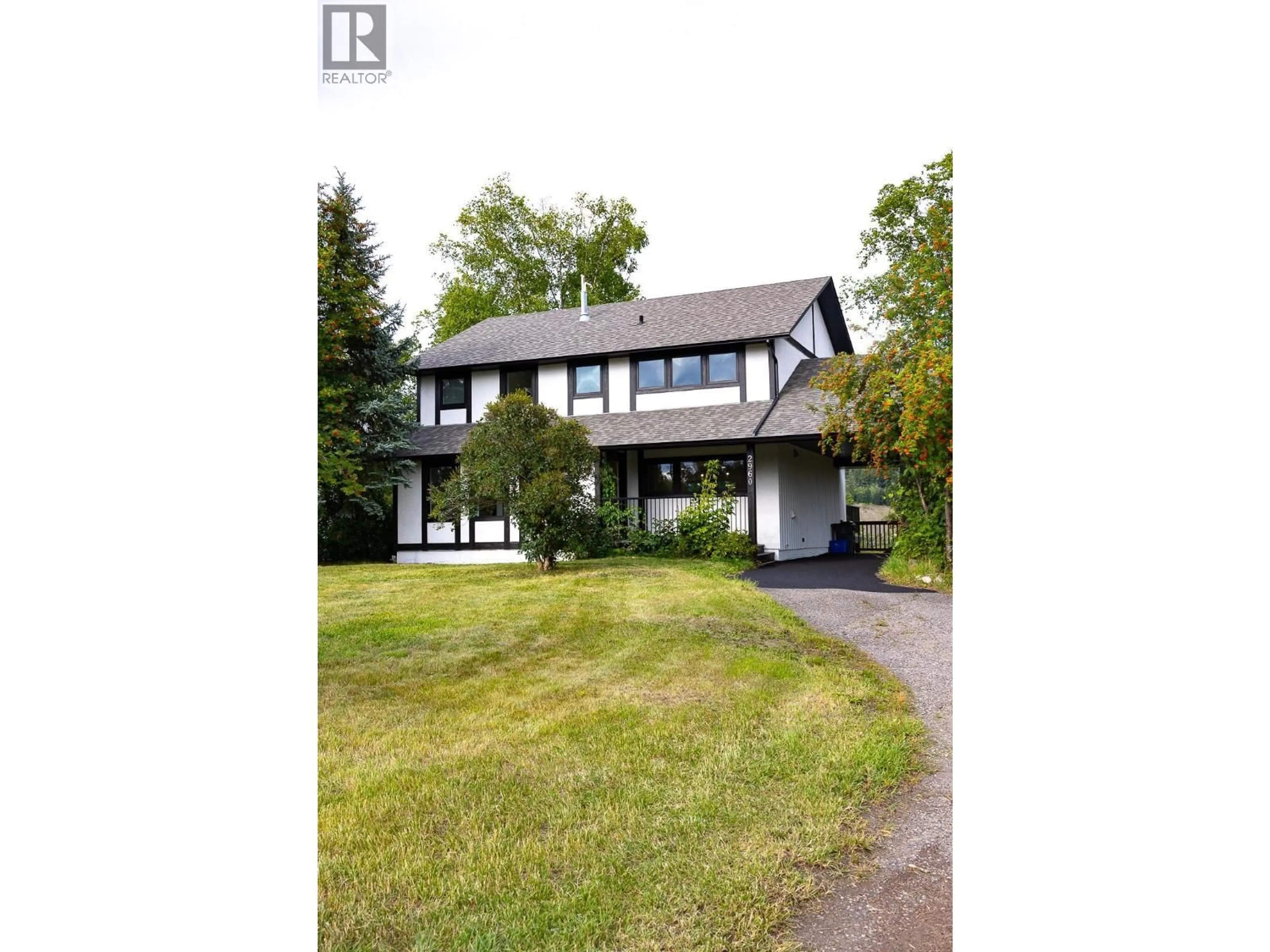 A pic from outside/outdoor area/front of a property/back of a property/a pic from drone, street for 2960 NECHAKO DRIVE, Prince George British Columbia V2M3A8