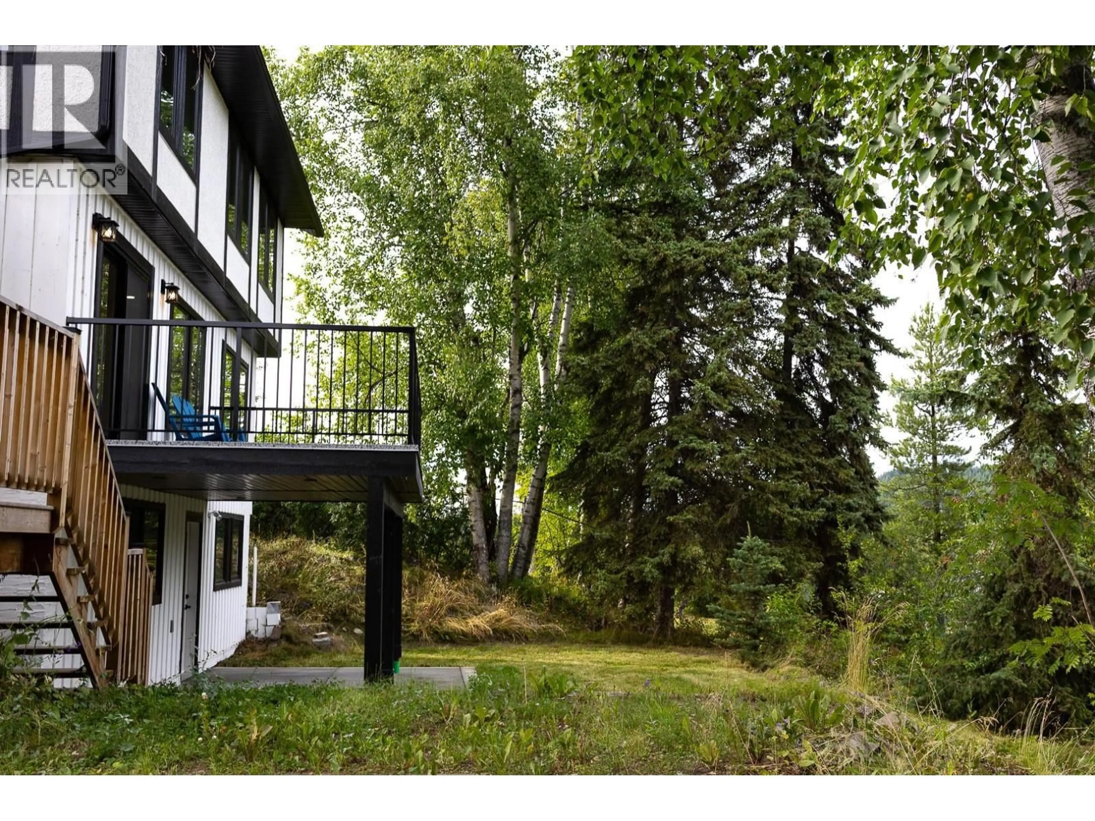 Patio, forest/trees view for 2960 NECHAKO DRIVE, Prince George British Columbia V2M3A8