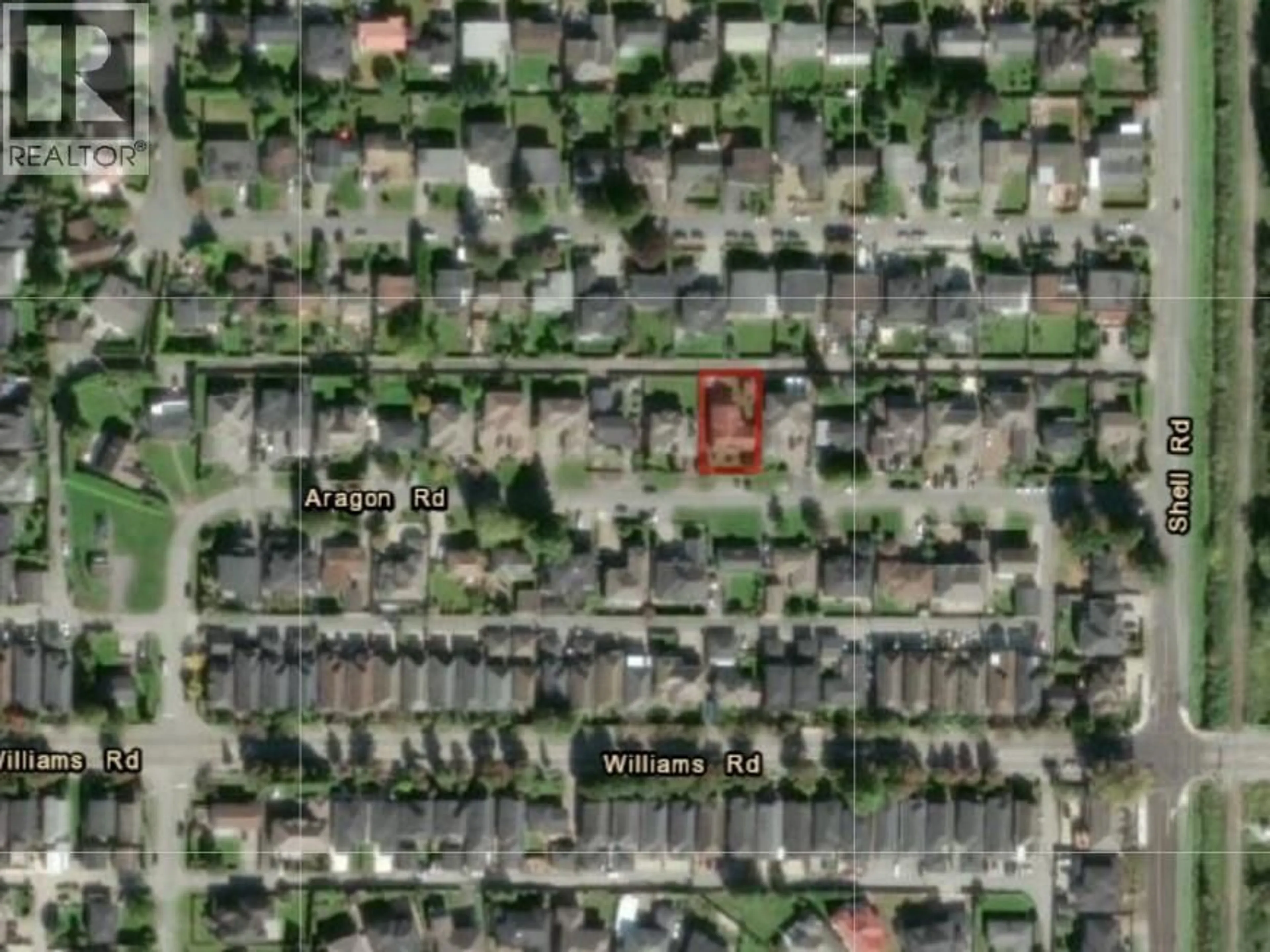 Picture of a map for 10591 ARAGON ROAD, Richmond British Columbia V7A3E8