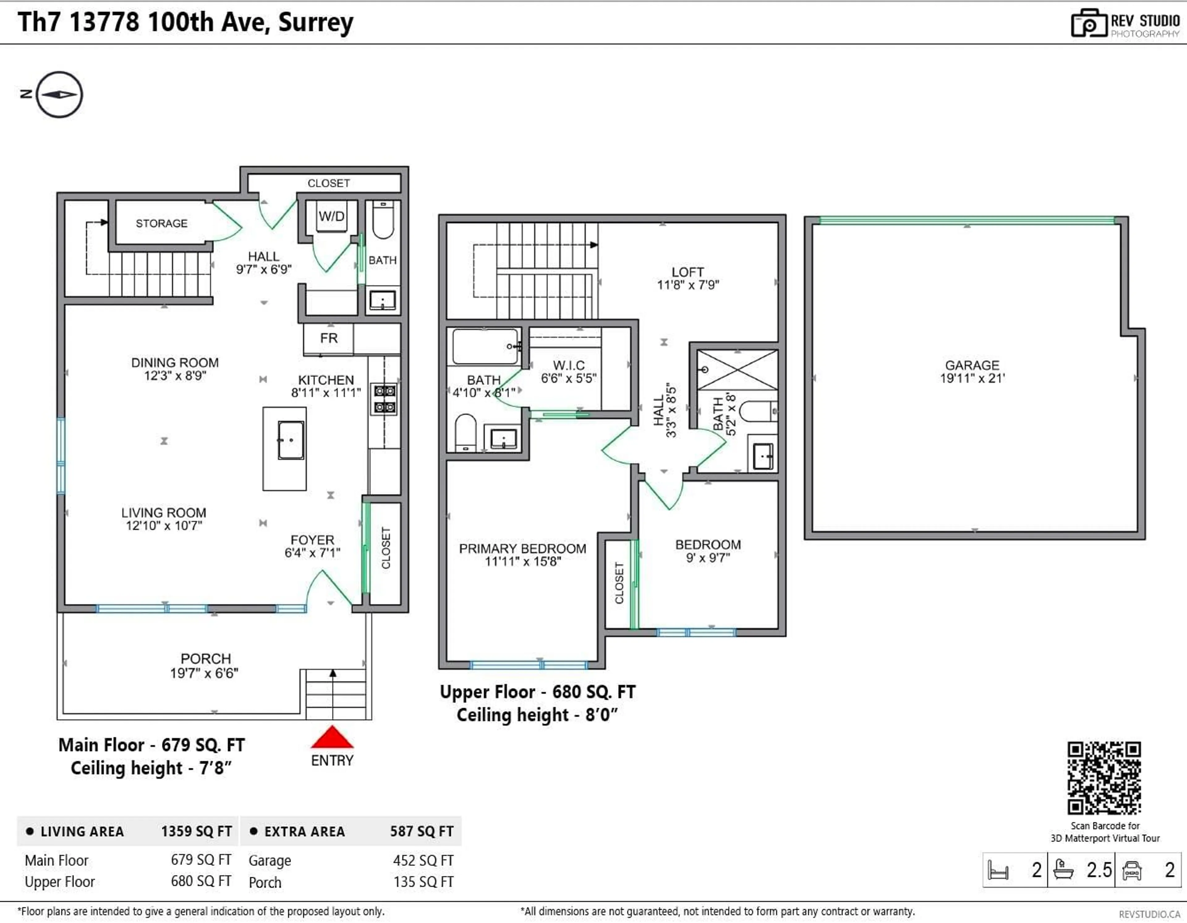 Floor plan for 7 - 13778 100, Surrey British Columbia V3T0V3