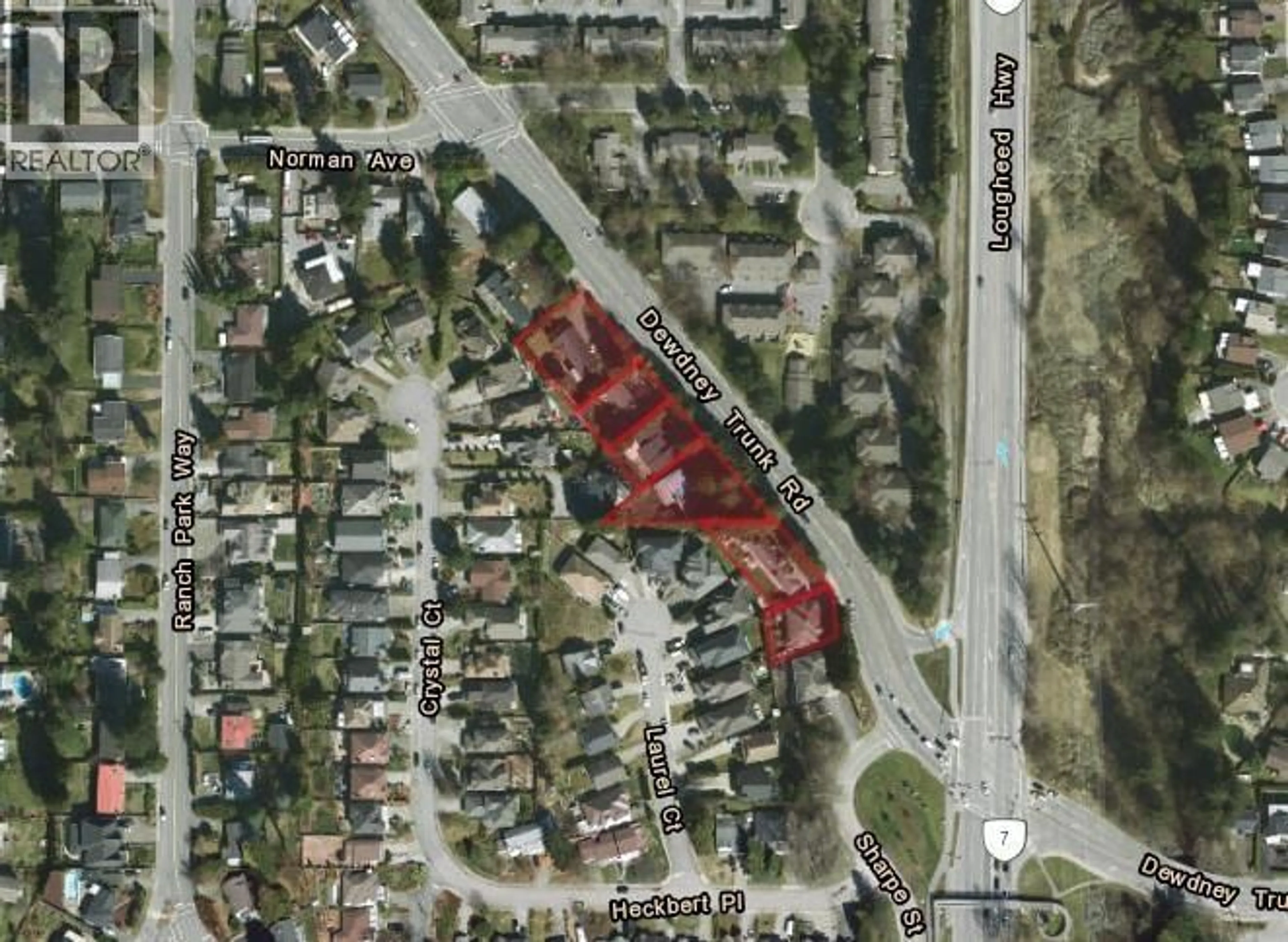 Picture of a map for 2926 DEWDNEY TRUNK ROAD, Coquitlam British Columbia V3C2J3