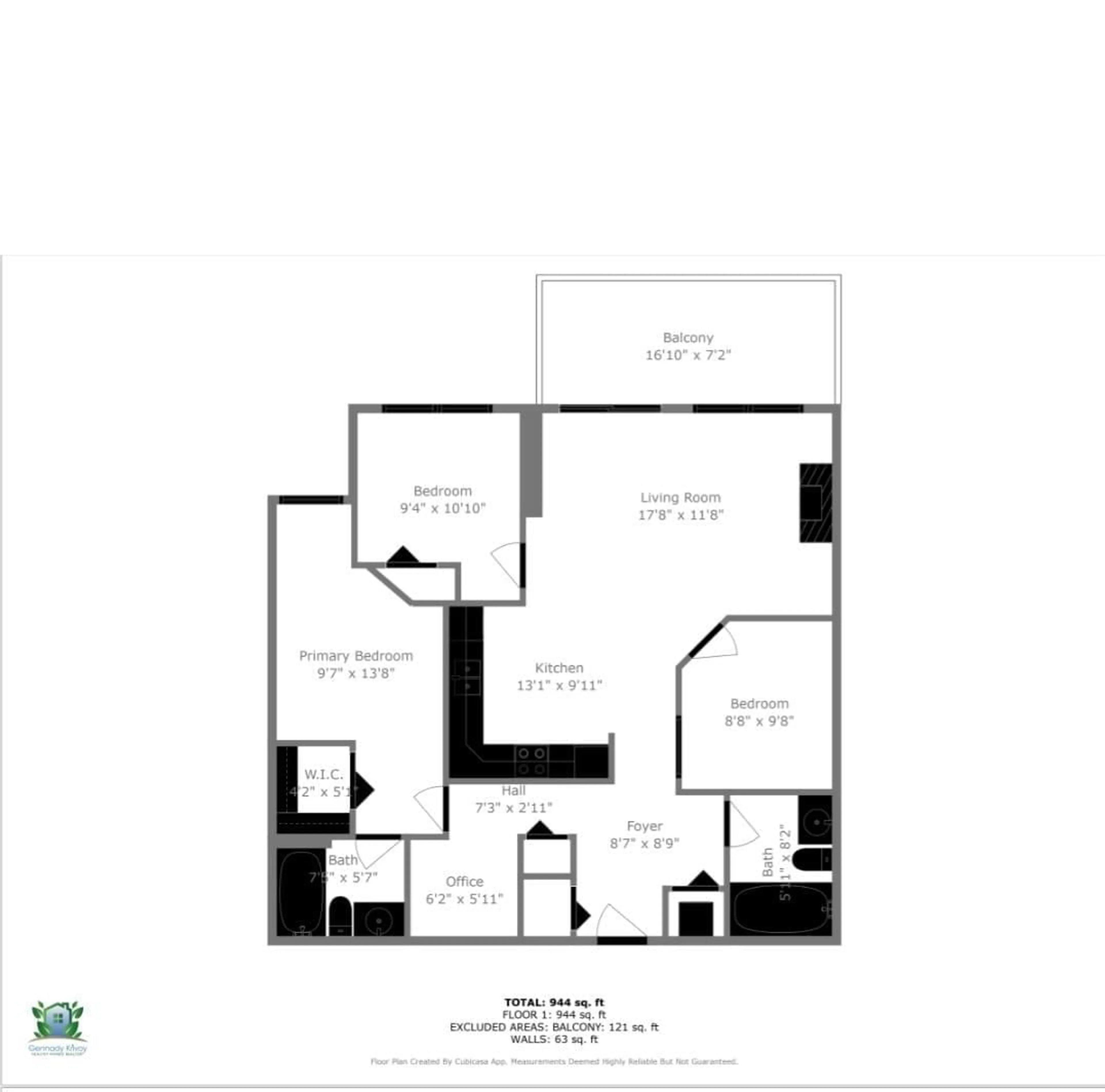 Floor plan for 217 - 20200 56, Langley British Columbia V3A8S1