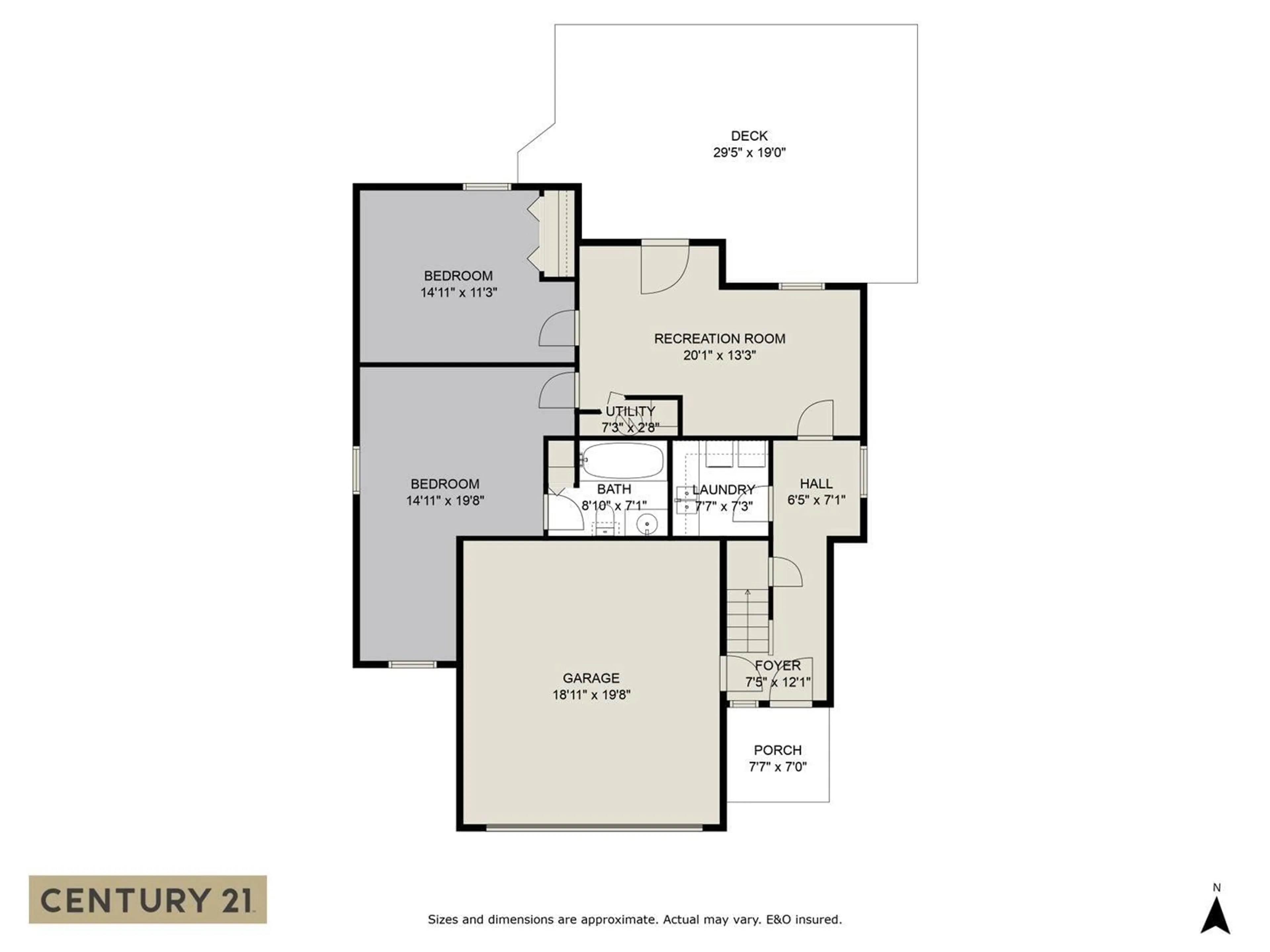 Floor plan for 4493 208A, Langley British Columbia V3A7R4