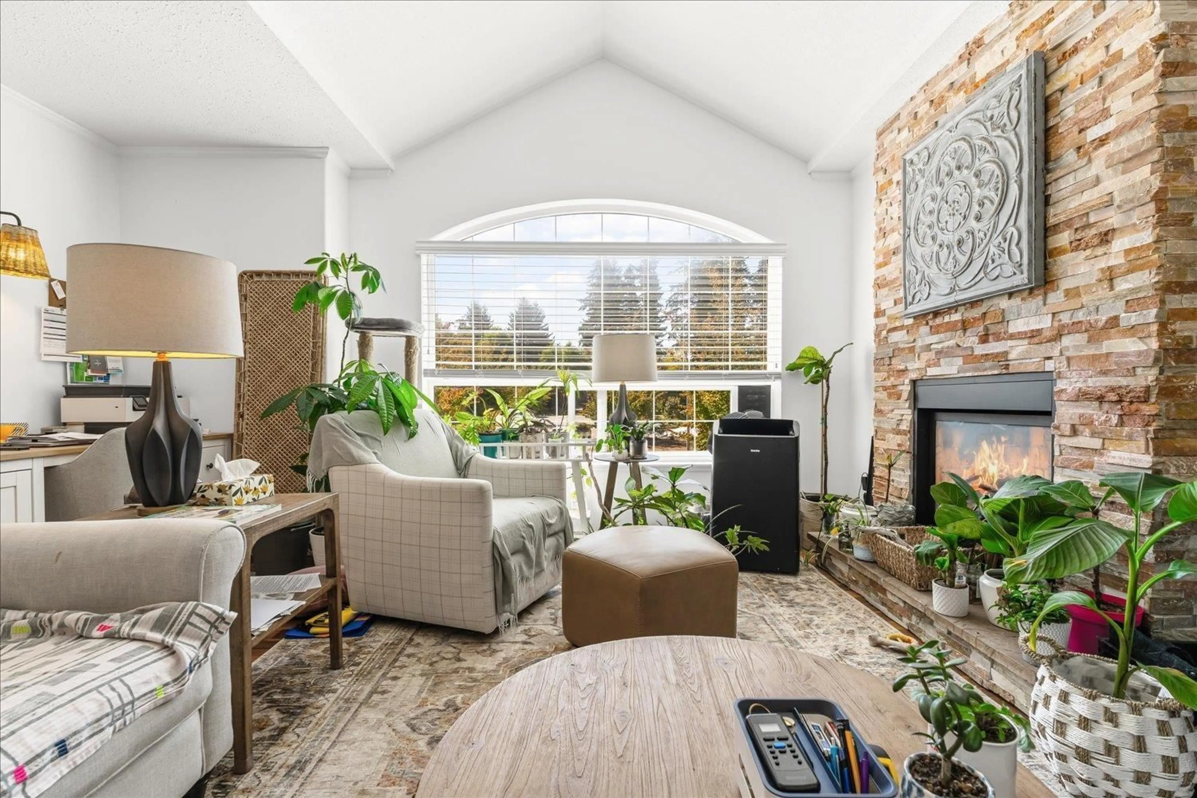 Living room with furniture, unknown for 4493 208A, Langley British Columbia V3A7R4