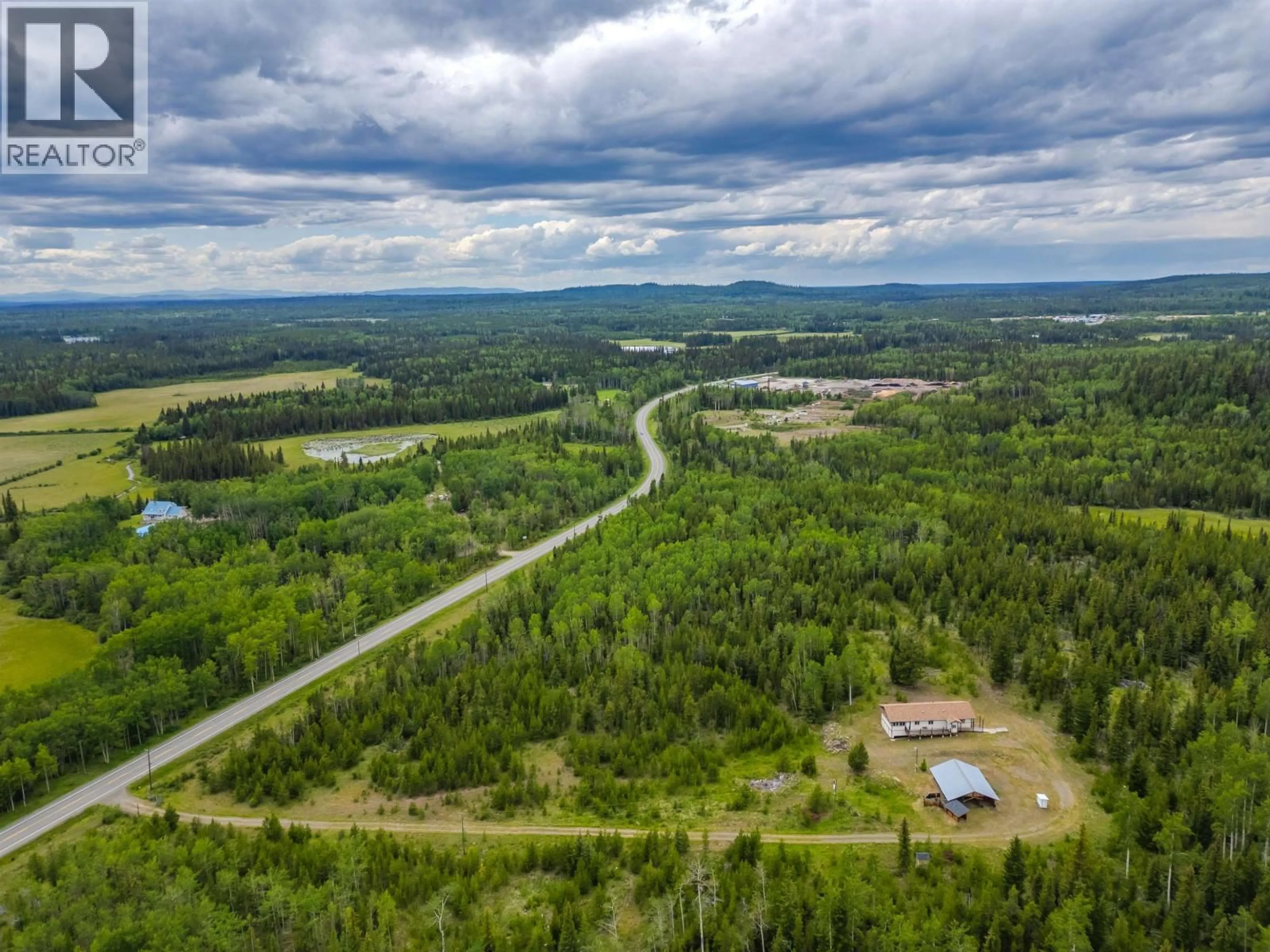 A pic from outside/outdoor area/front of a property/back of a property/a pic from drone, forest/trees view for 5541 LITTLE FORT 24 HIGHWAY, Lone Butte British Columbia V0K2E2