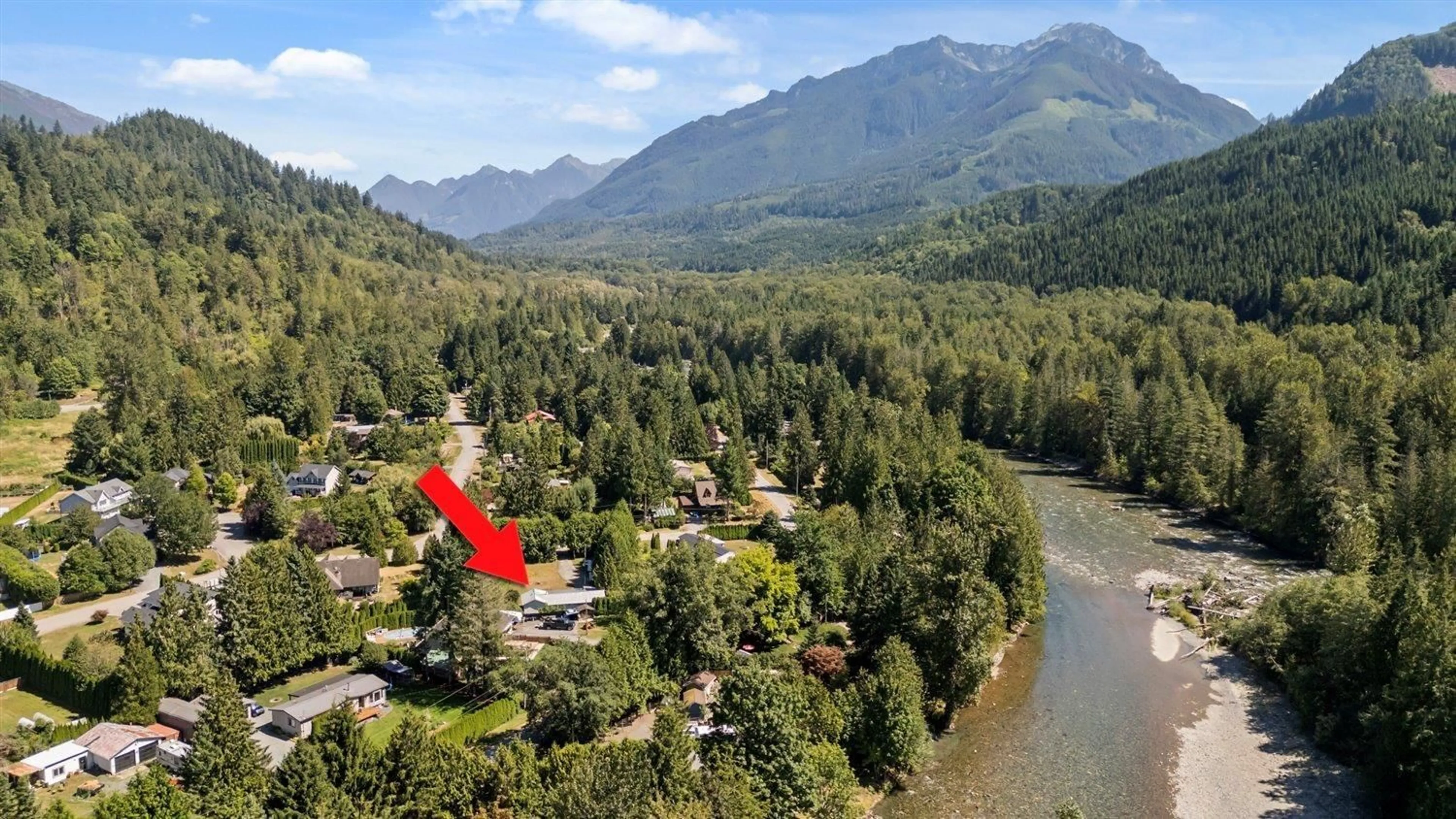 A pic from outside/outdoor area/front of a property/back of a property/a pic from drone, water/lake/river/ocean view for 49061 BELL ACRES ROAD, Sardis - Chwk River Valley British Columbia V4Z1C1