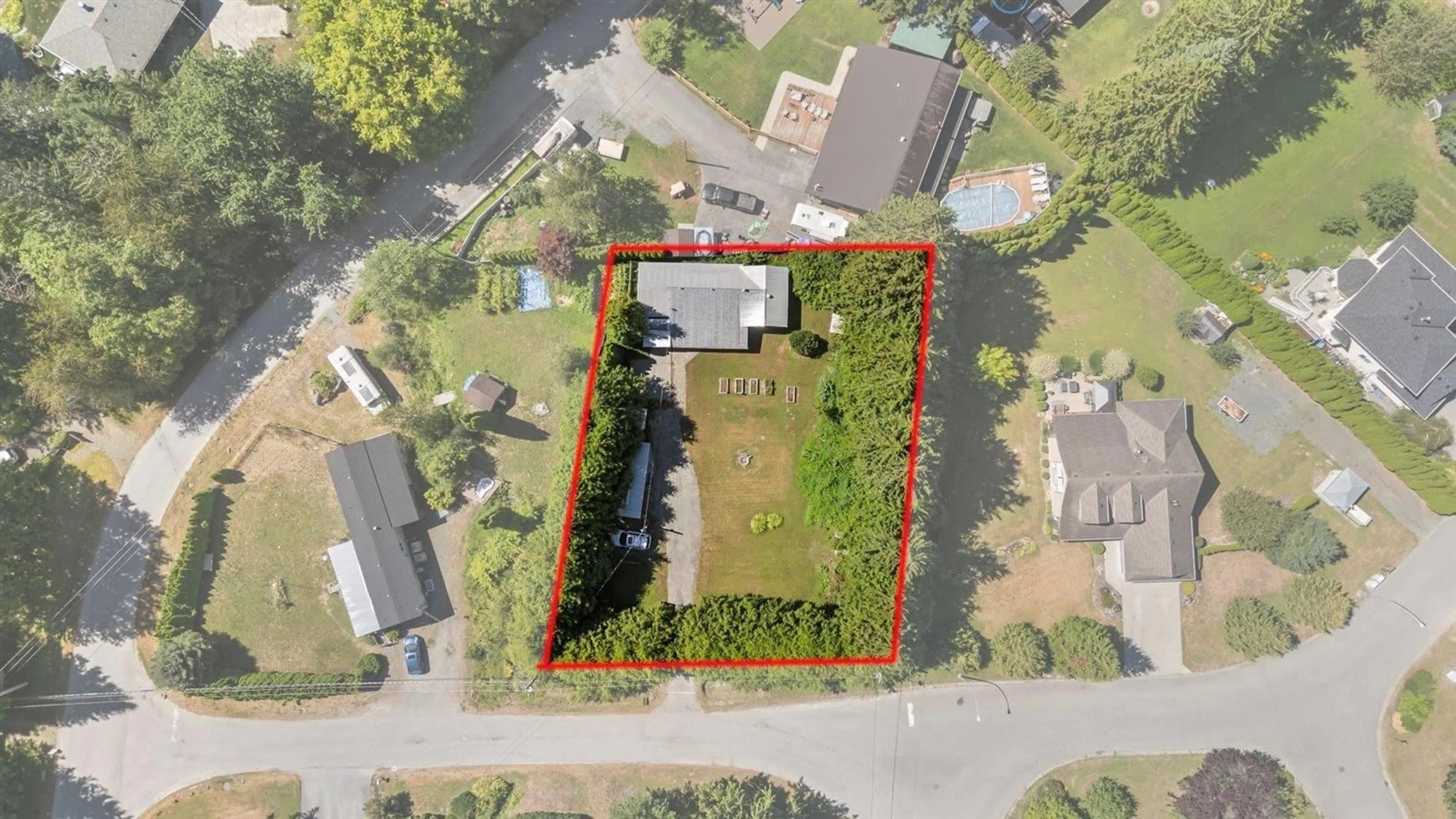 A pic from outside/outdoor area/front of a property/back of a property/a pic from drone, street for 49061 BELL ACRES ROAD, Sardis - Chwk River Valley British Columbia V4Z1C1